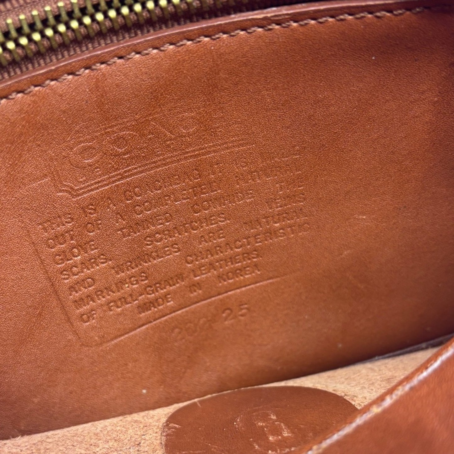 Coach Brown Leather Crossbody Bag