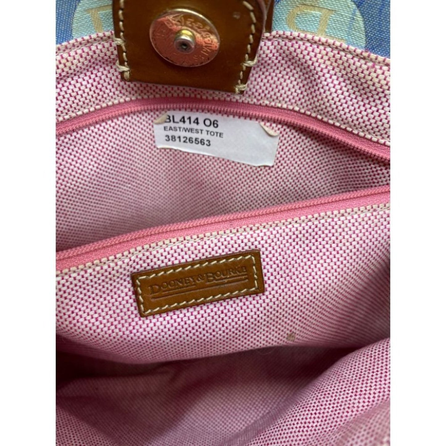DOONEY & BOURKE Blue Brown Shoulder Bag Customized