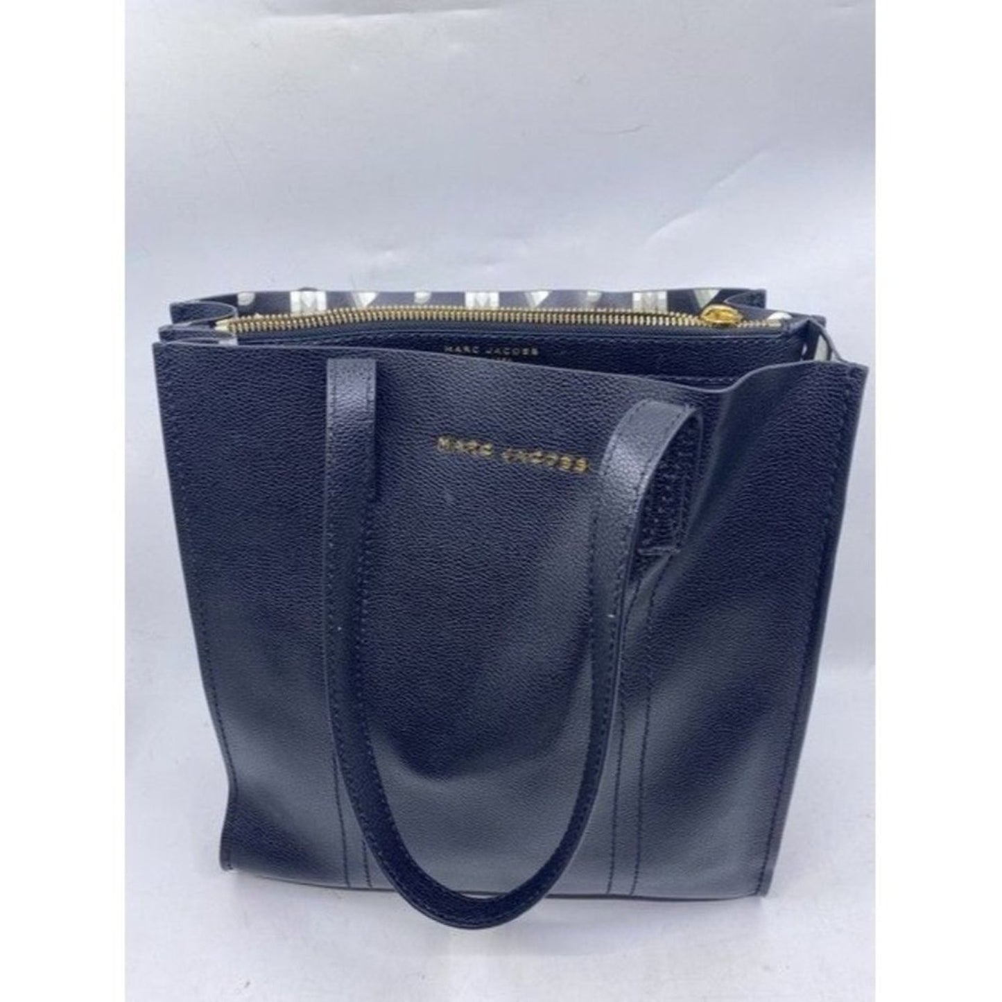 Marc Jacobs Repeat Black Leather Cross Body Bag
