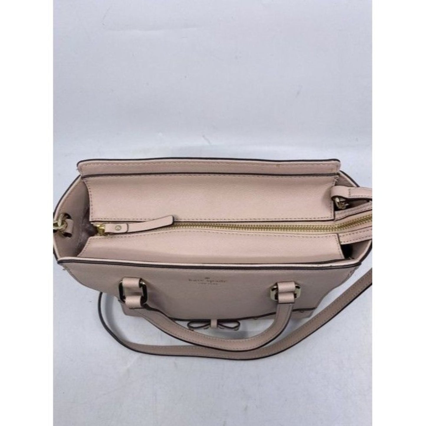 Kate Spade Unique Studded Bow Pink Leather Cross Body Bag