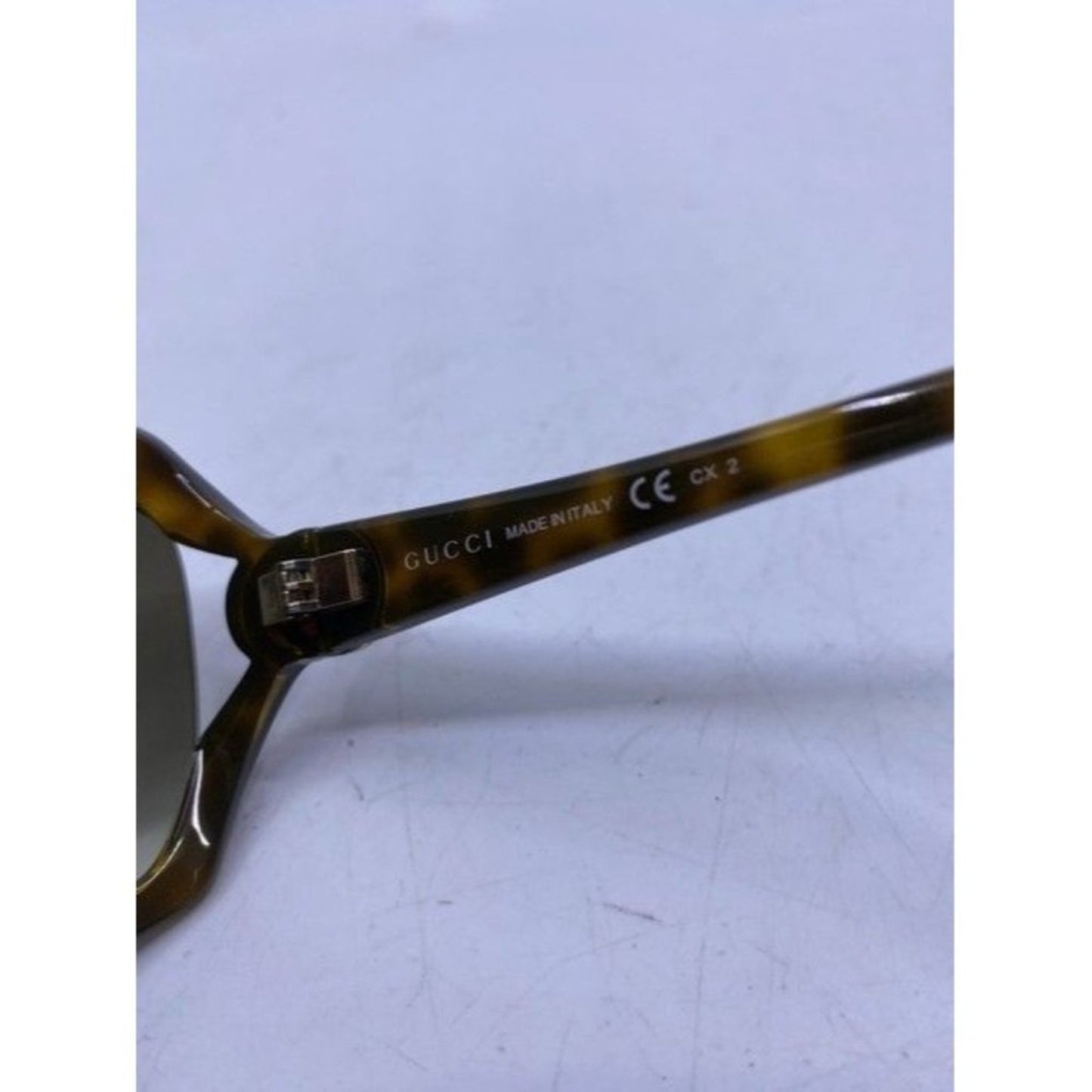 Gucci Brown Unique Gg Sparkle Large Side Logo