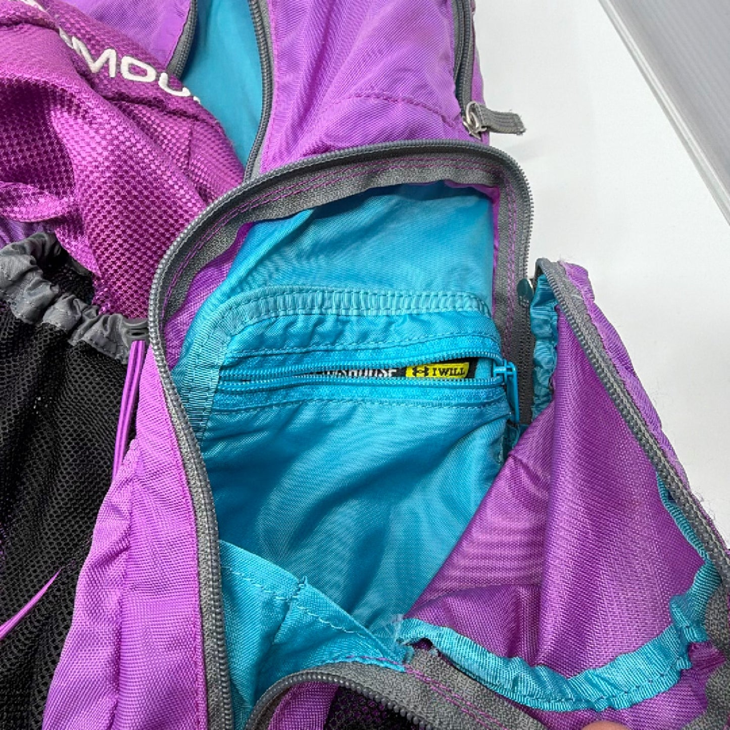 Under Armour Purple Nylon Athletic Backpack