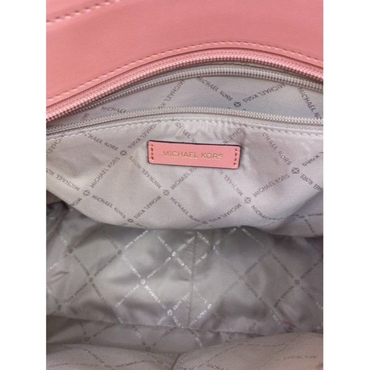 Michael Kors Jet Set Large Color Blcok Logo Coated Canvas Shoulder Bag