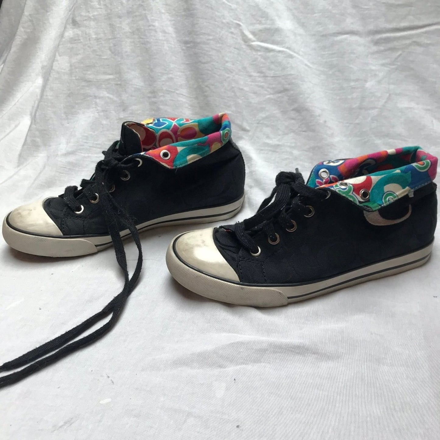 COACH Black Jacquard All Over Signature Sneaker