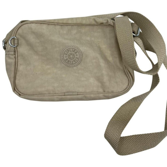 Kipling Tan Nylon Mini Crossbody Bag
