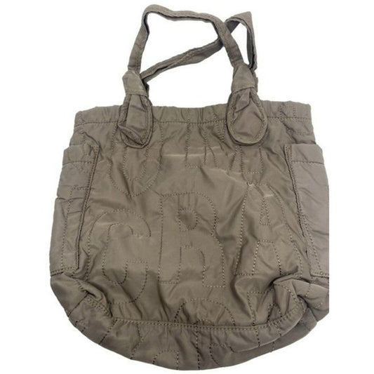 Marc By Marc Jacobs Medium Tate Tote Quartz Gray Nylon Shoulder Bag