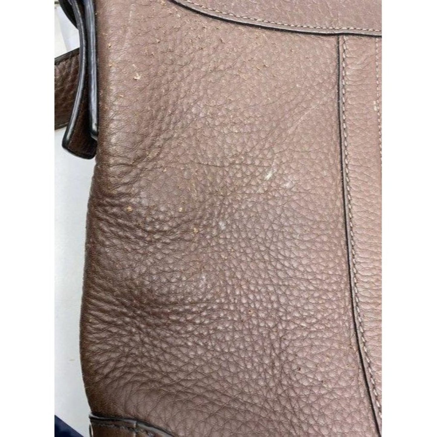 coach shoulder brown leather cross body bag