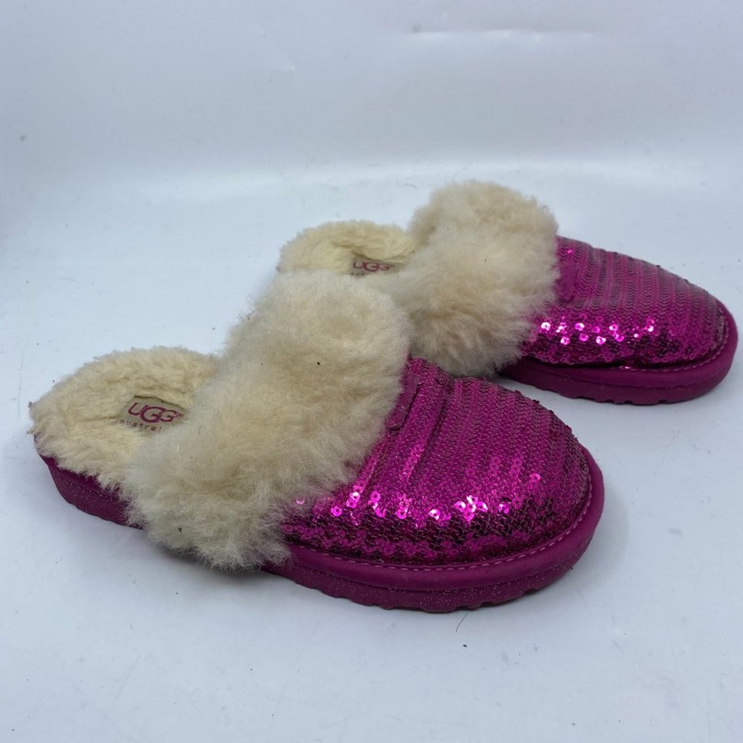 UGG Classic Sequin Slip-On Hot Pink Size 2