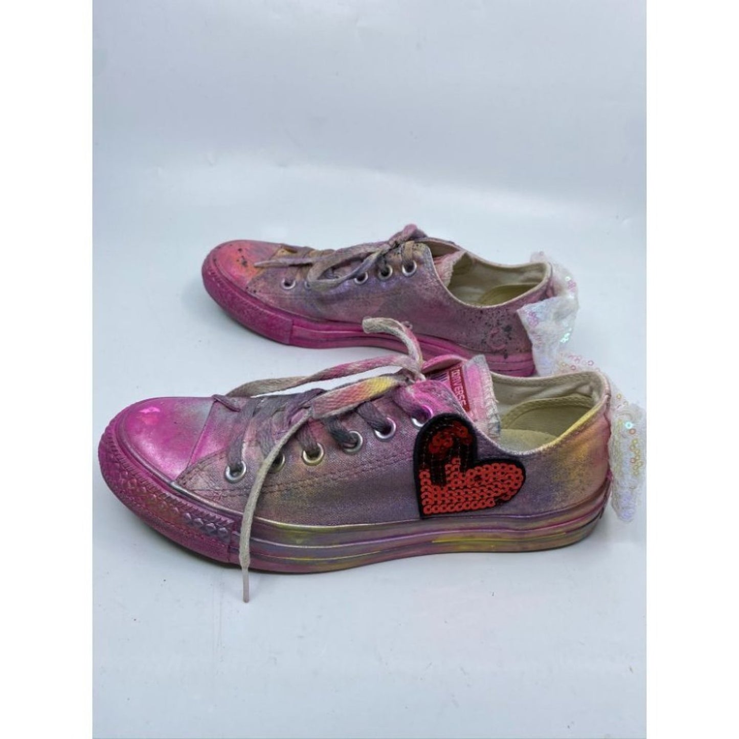 Converse Sneakers Customized Multicolor Women's 7
