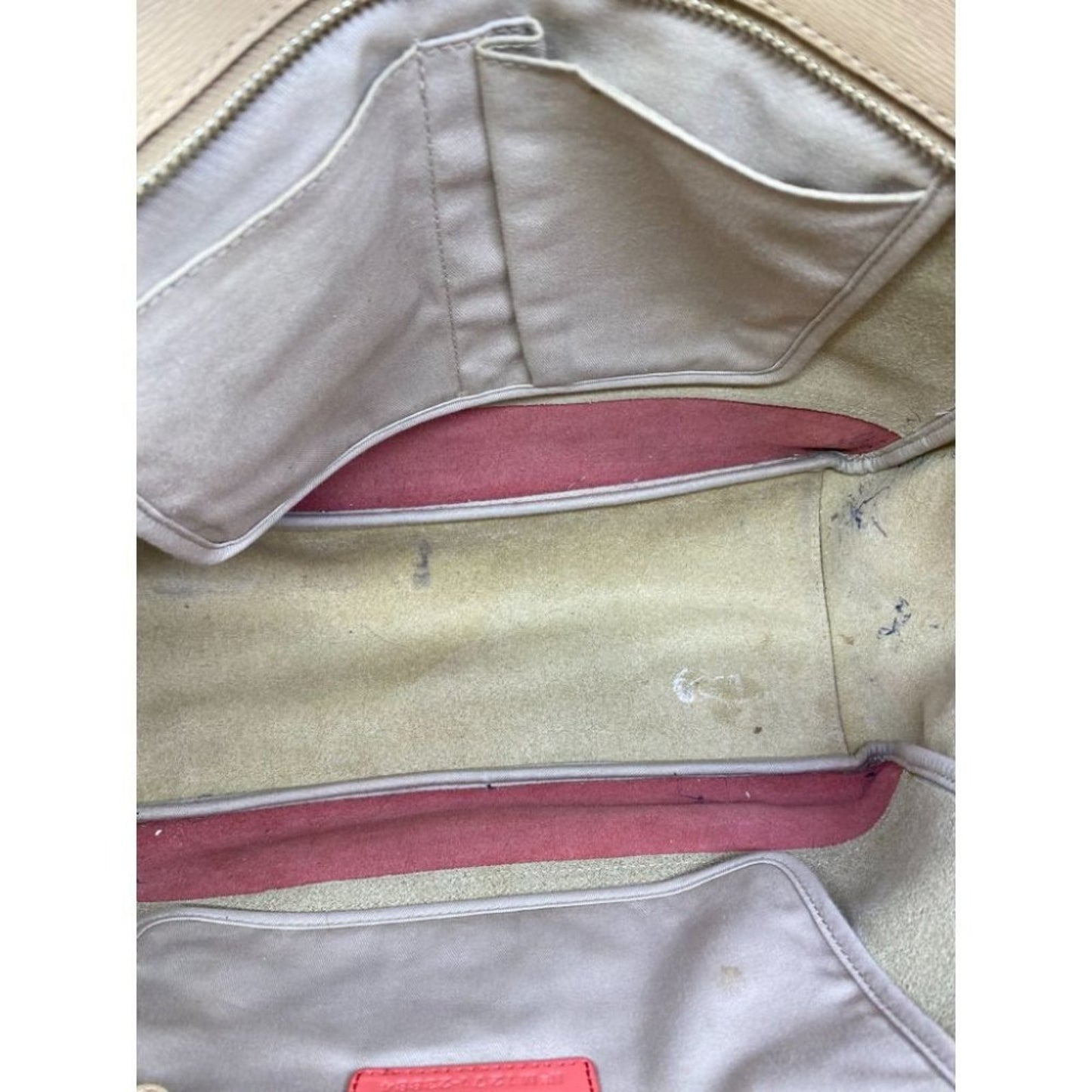 COACH Large Tan Orange Leather Tote/ Shoulder Bag