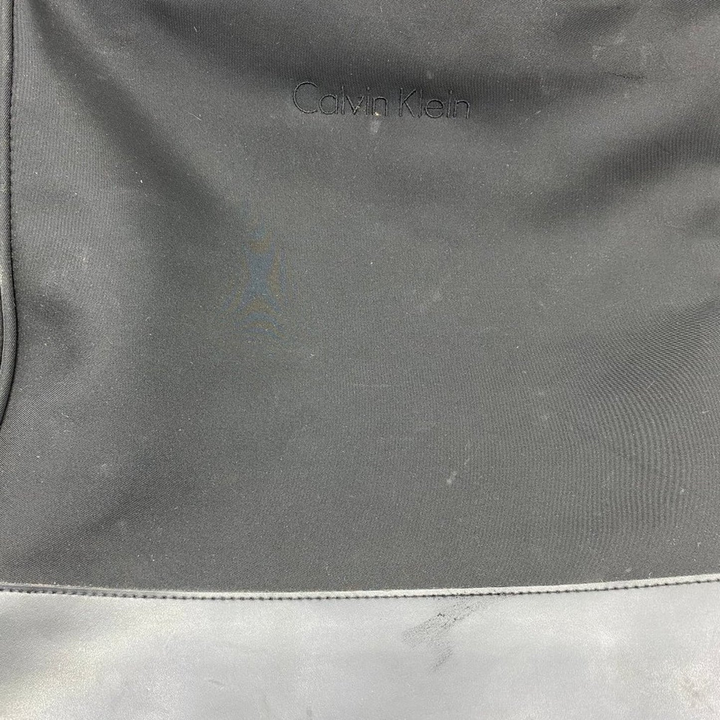 Calvin Klein Black Large Fabric Shoulder Bag