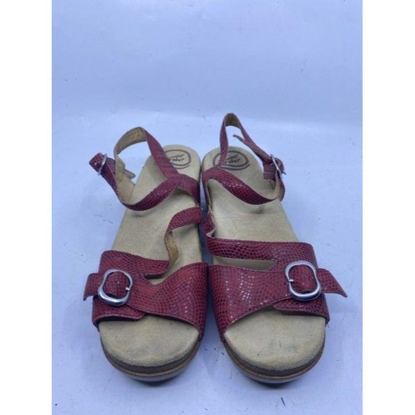 Dansko Maroon Tan Mulesslides Size Eu