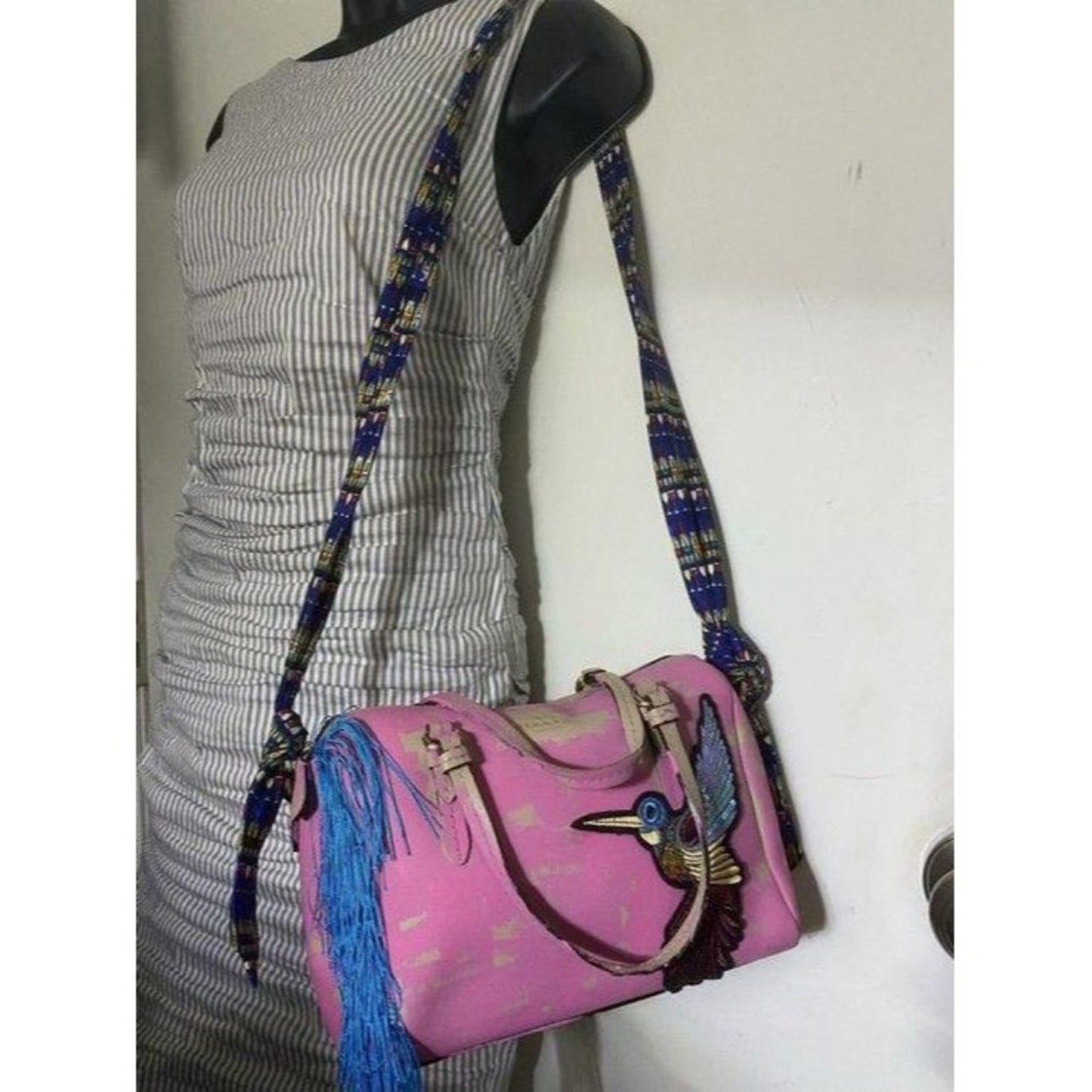 Coach w hand shoulder customized by me w applique