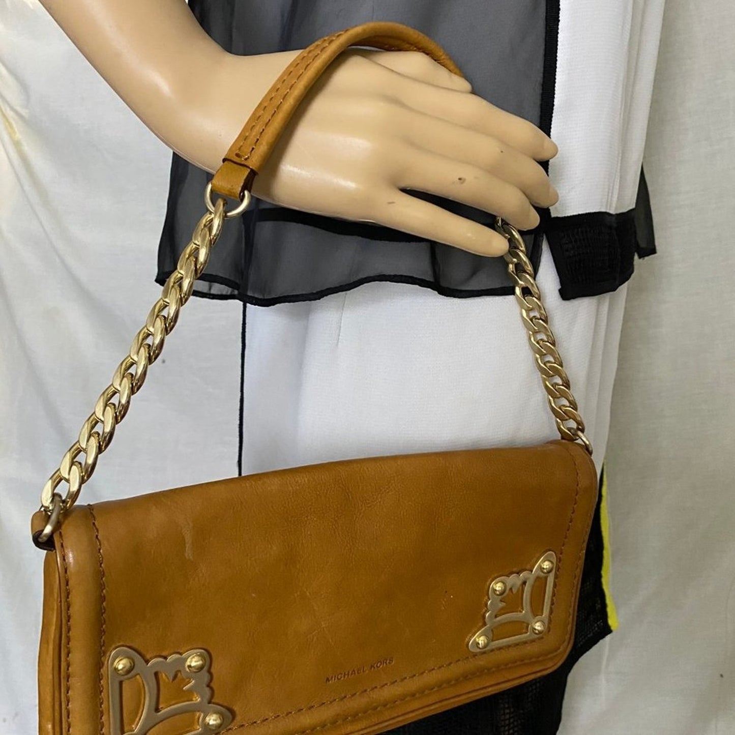 Michael Kors Brown Leather Handbag