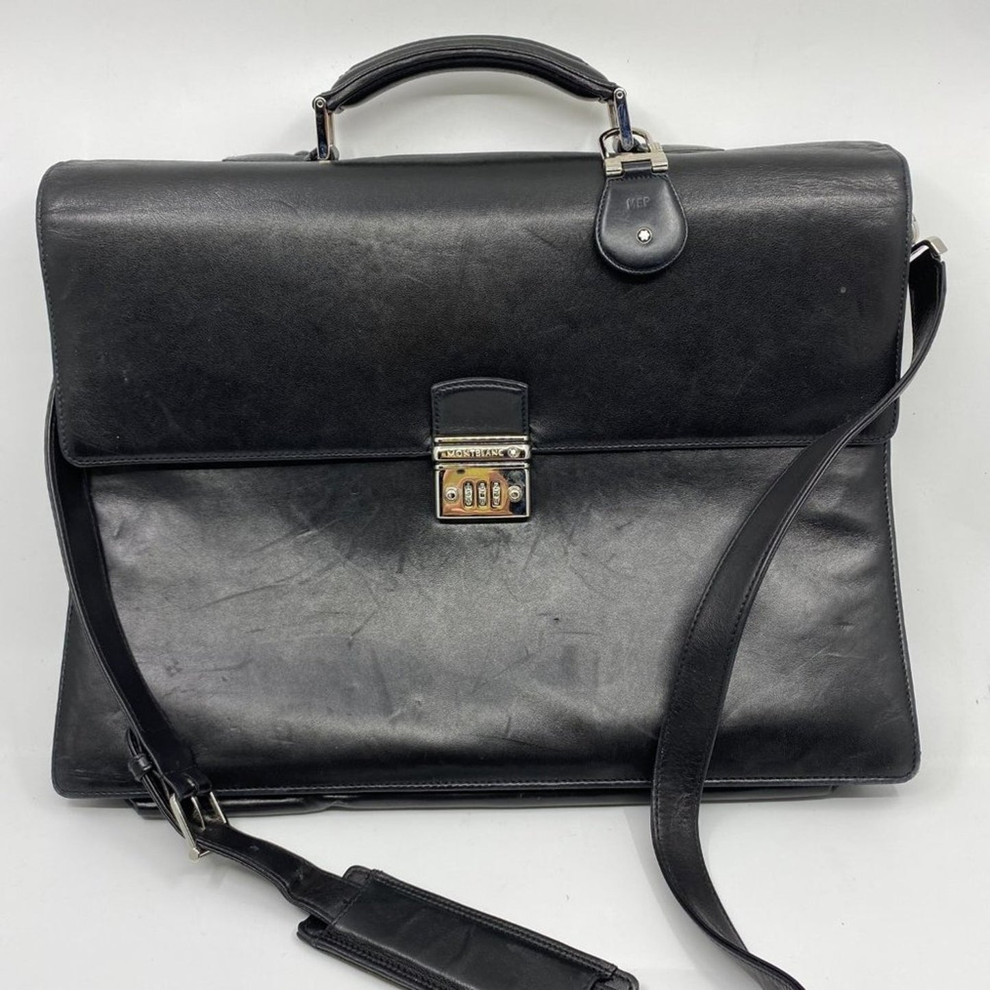MONT BLANC Leather Briefcase