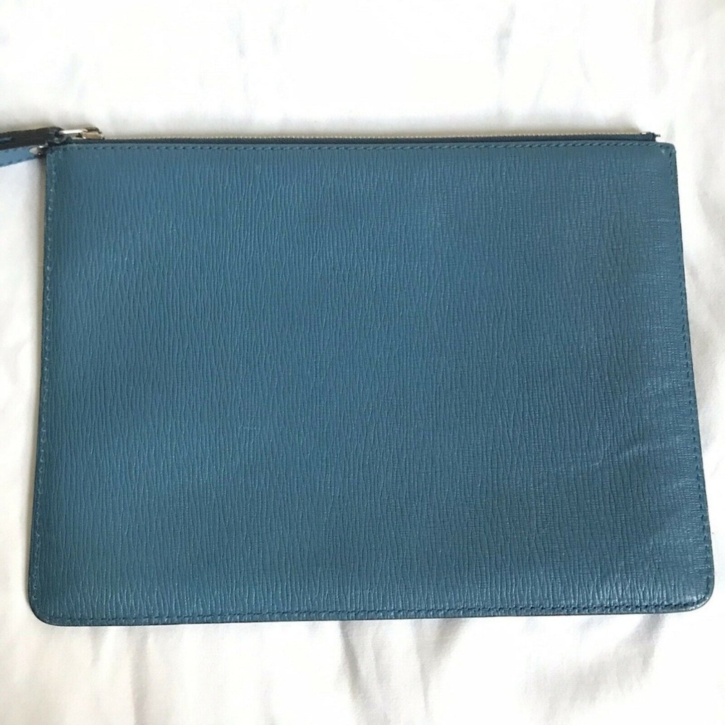 SALVATORE FERRAGAMO Unisex Blue Leather Document H