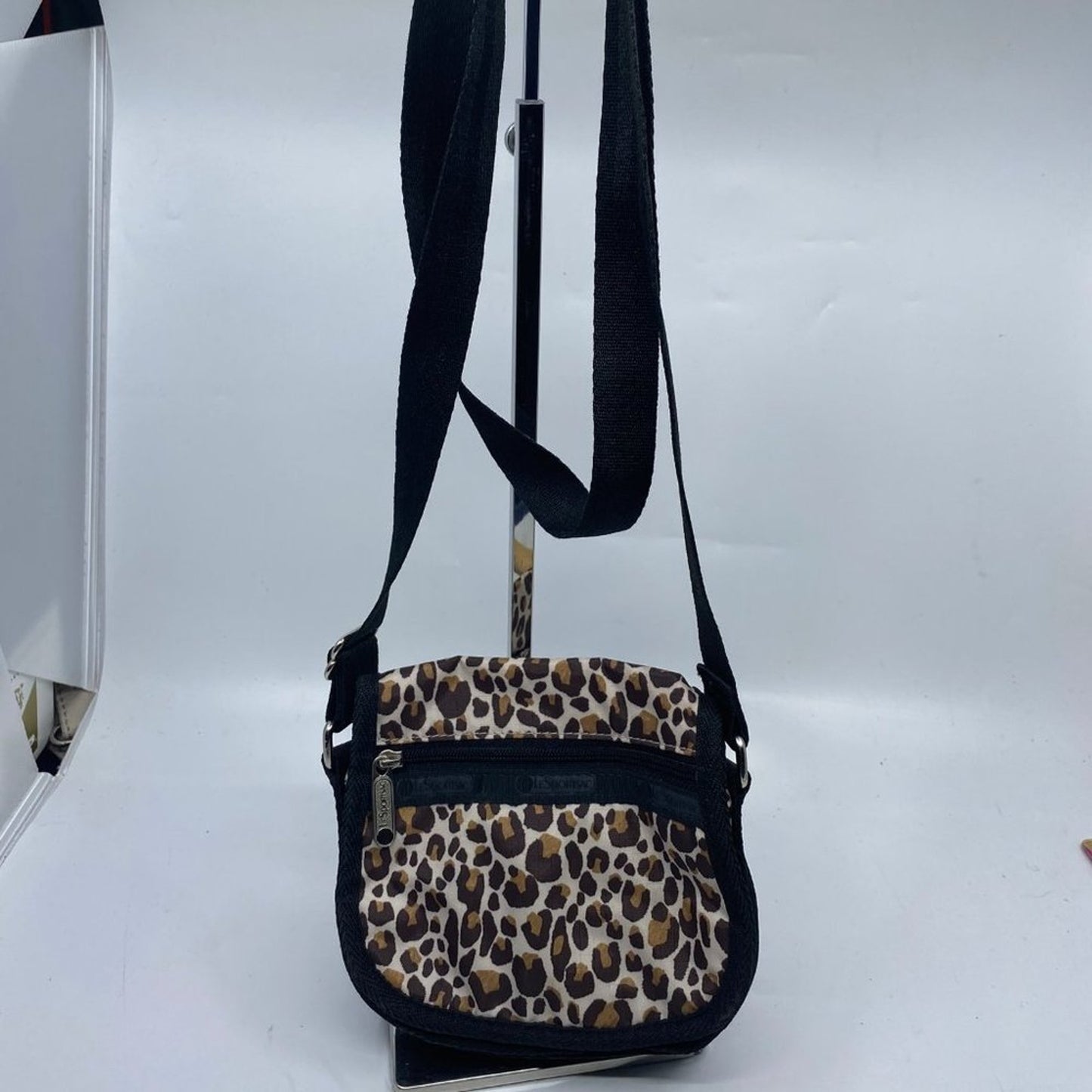 LeSportsac Leopard Fabric Long Strap Wristlet