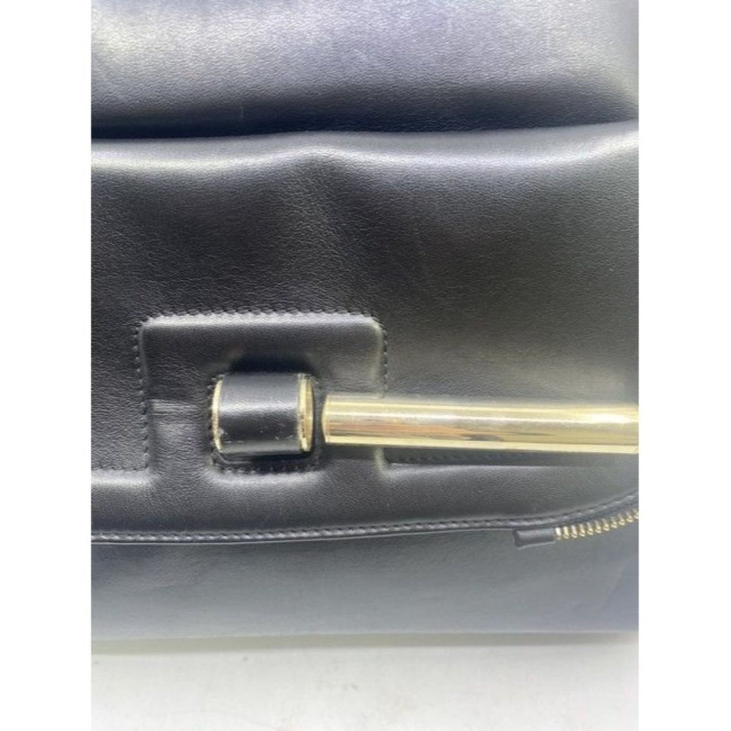 Jimmy Choo Justine Handbag Black Leather Shoulder Bag