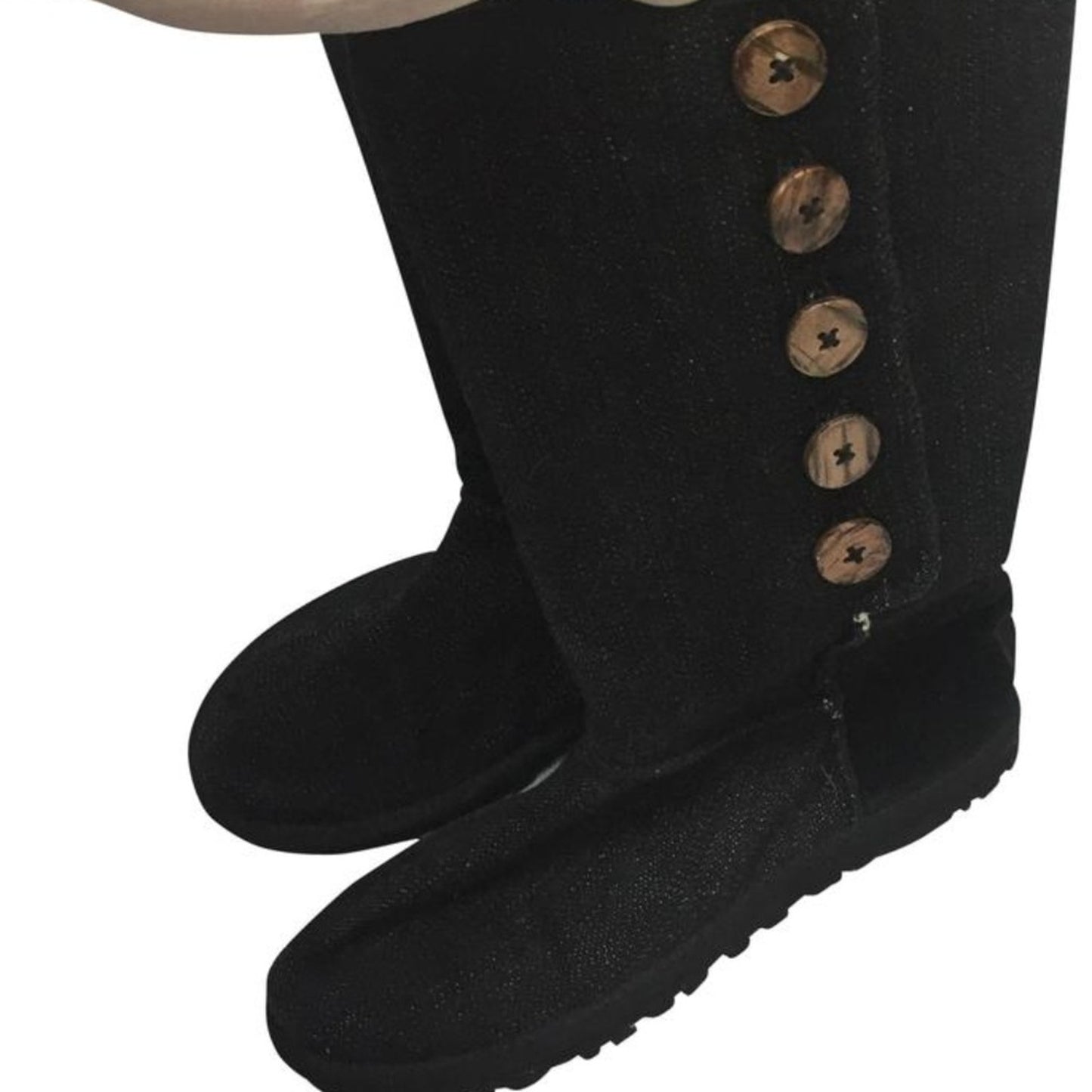 High UGG Black Boots Size: 5