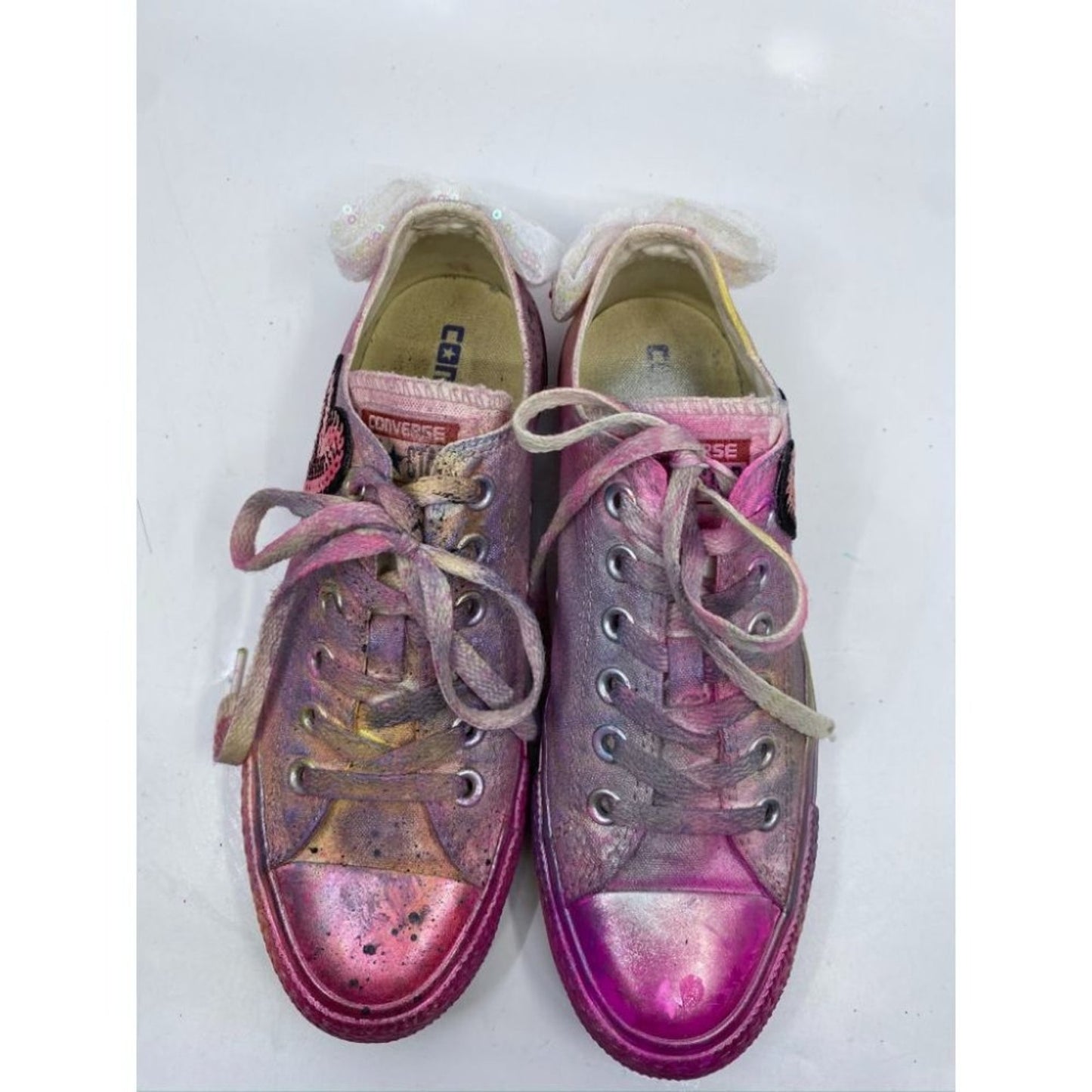 Converse Sneakers Customized Multicolor Women's 7