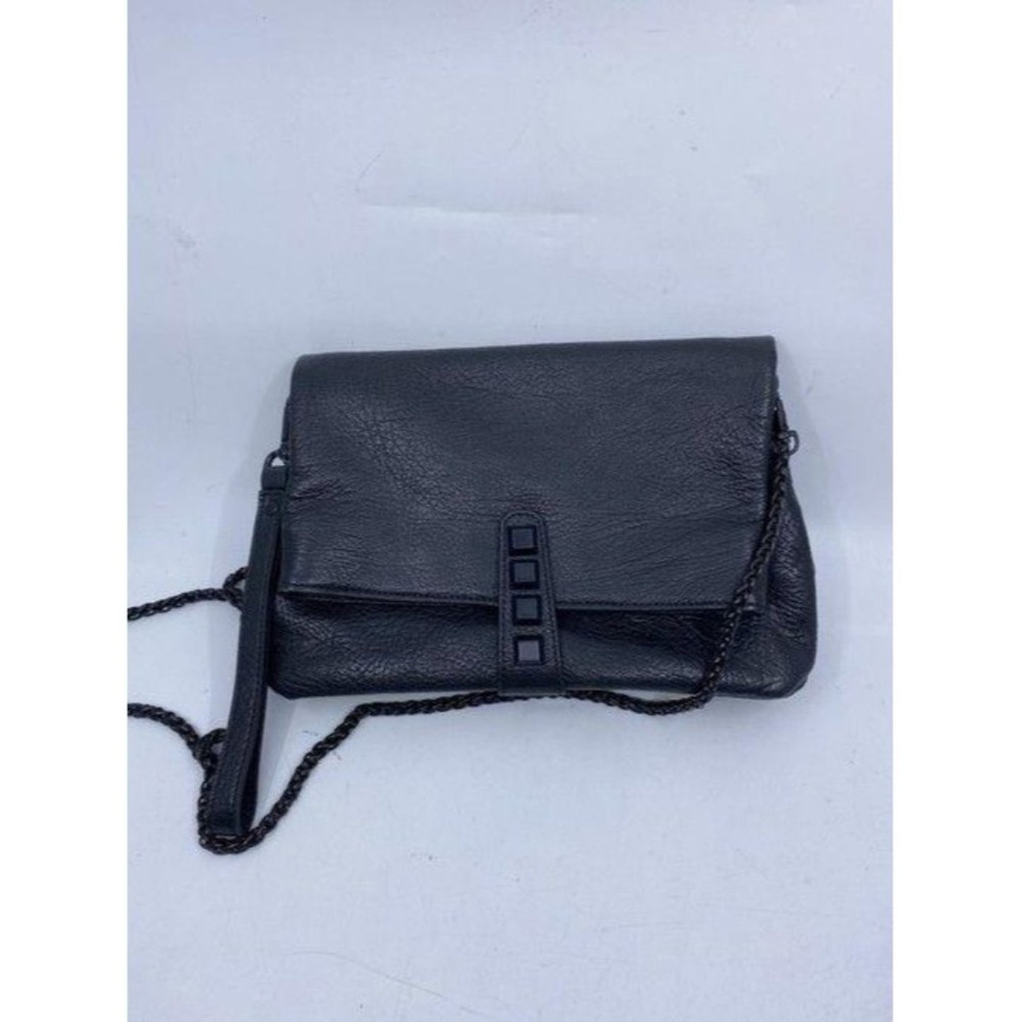 Nicole Miller Nwot Msrp Black Leather Cross Body B
