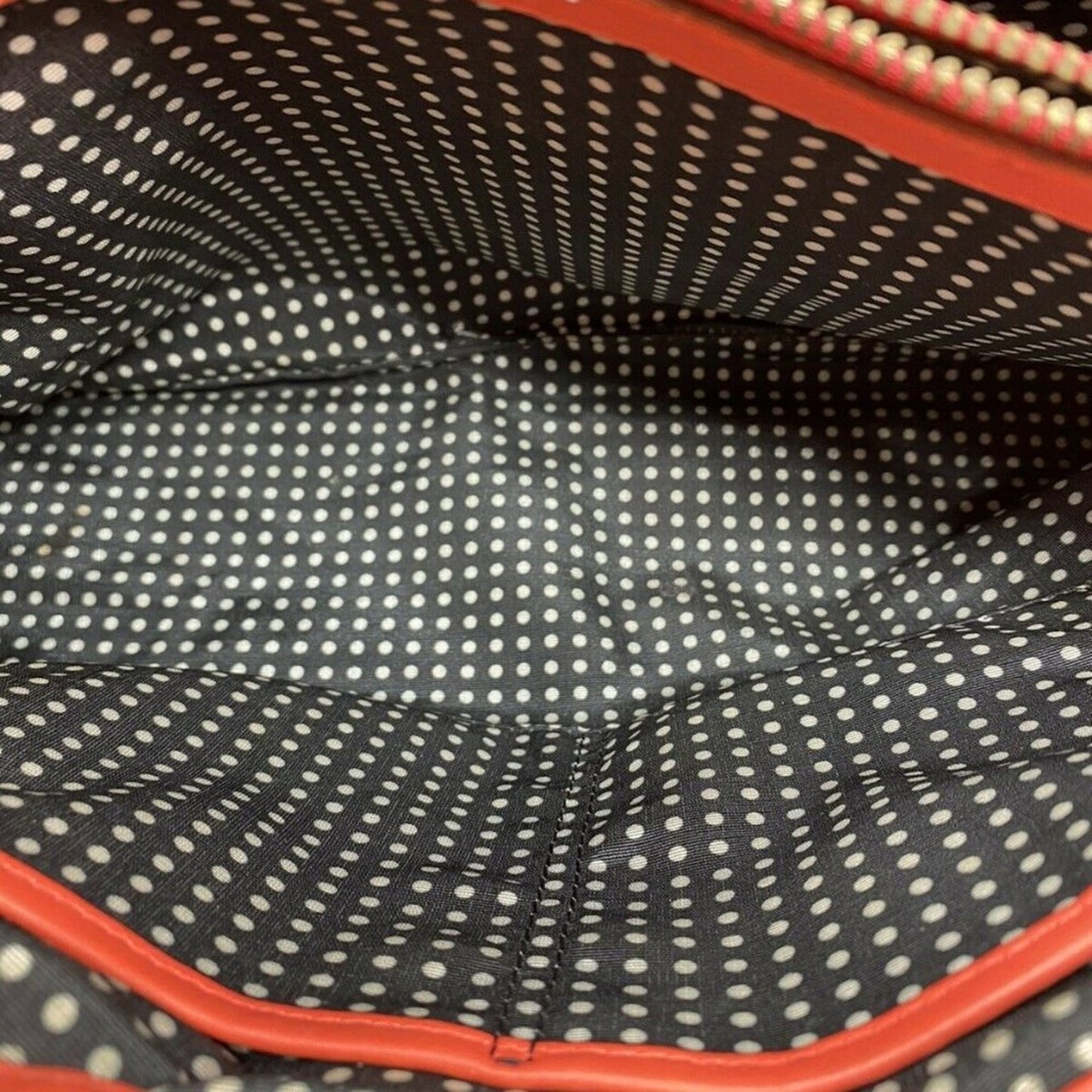 Kate Spade Orange Leather Tote Bag