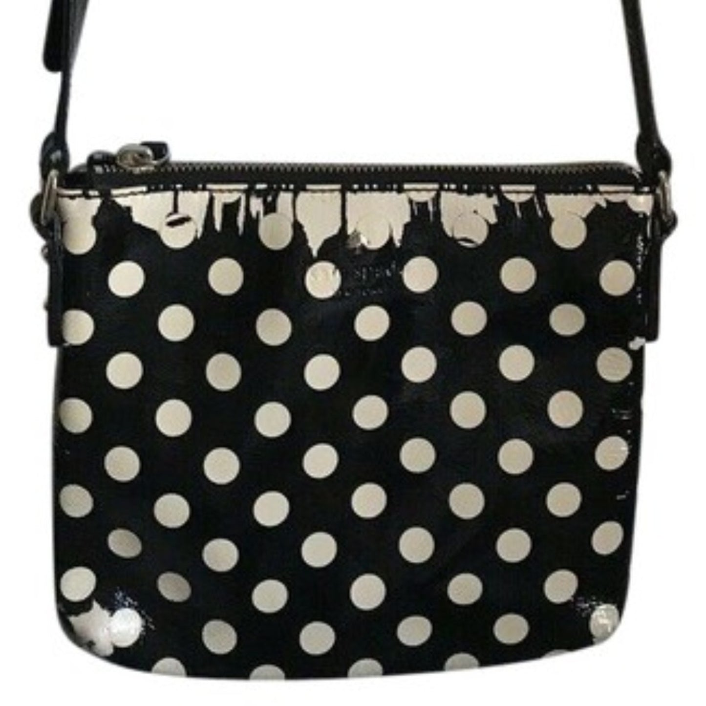 Kate Spade Patent Crossbody Polka Dot