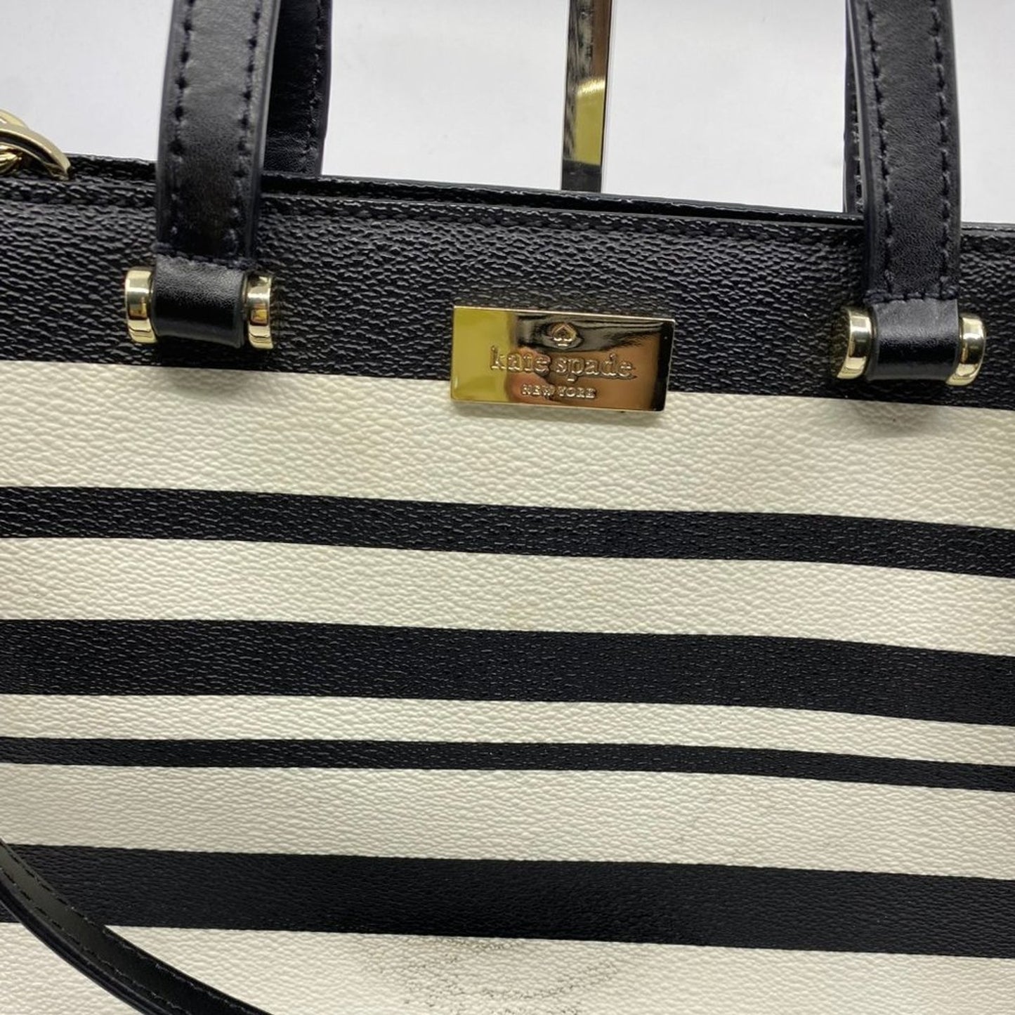 Kate Spade Black & White Medium Crossbody Bag