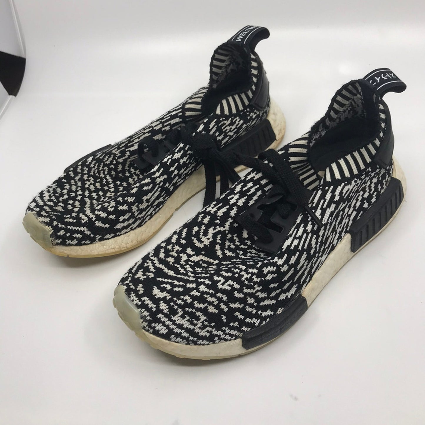 Adidas Boost Black White Men's Sneakers Size 6