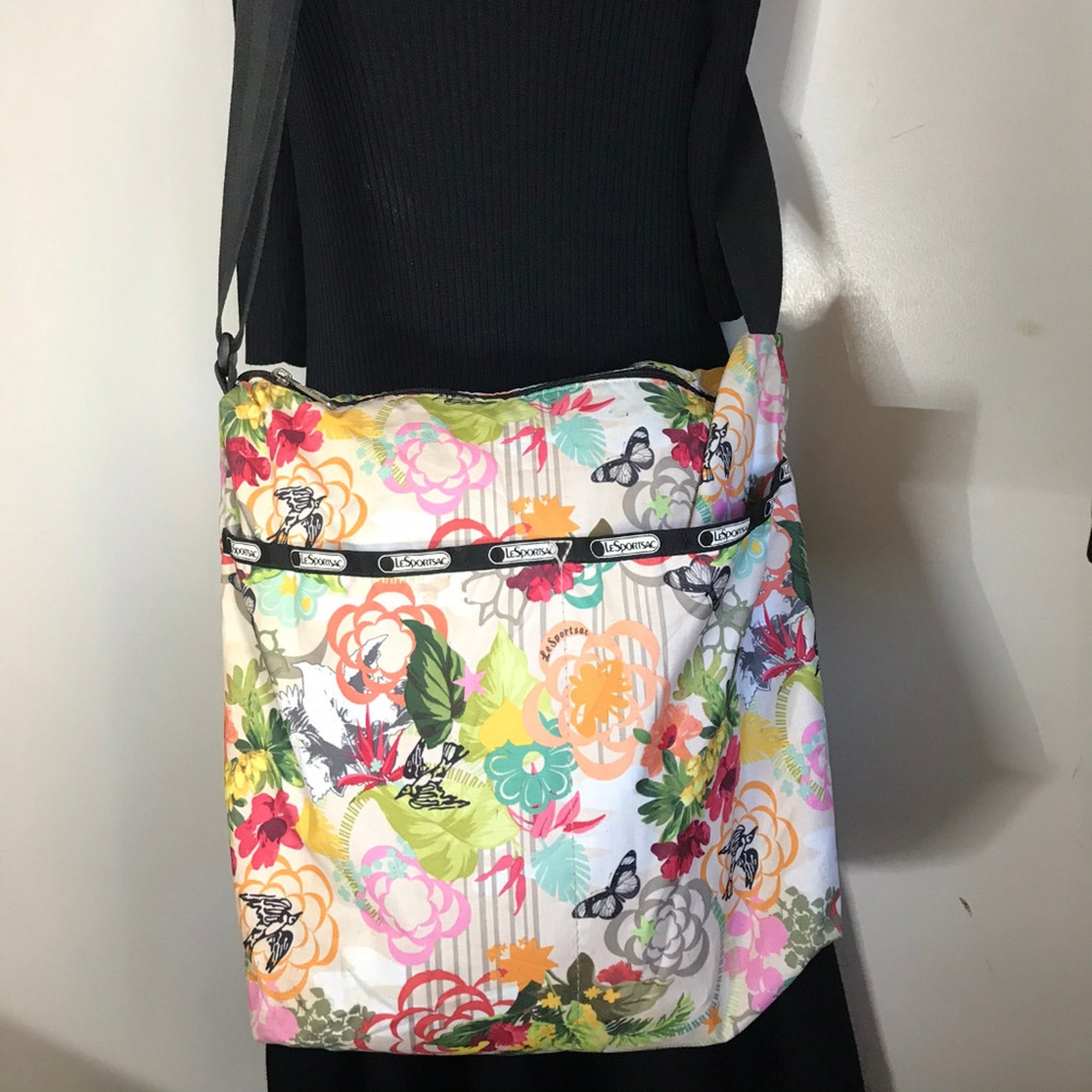 Lesportsac Multi Color Large Crossbody Bag