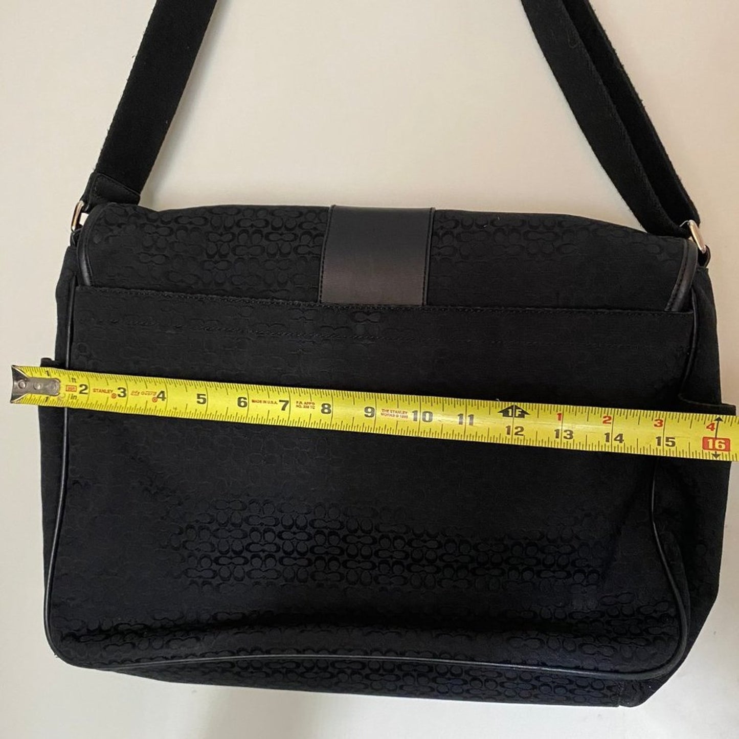 COACH Black Fabric Crossbody Bag