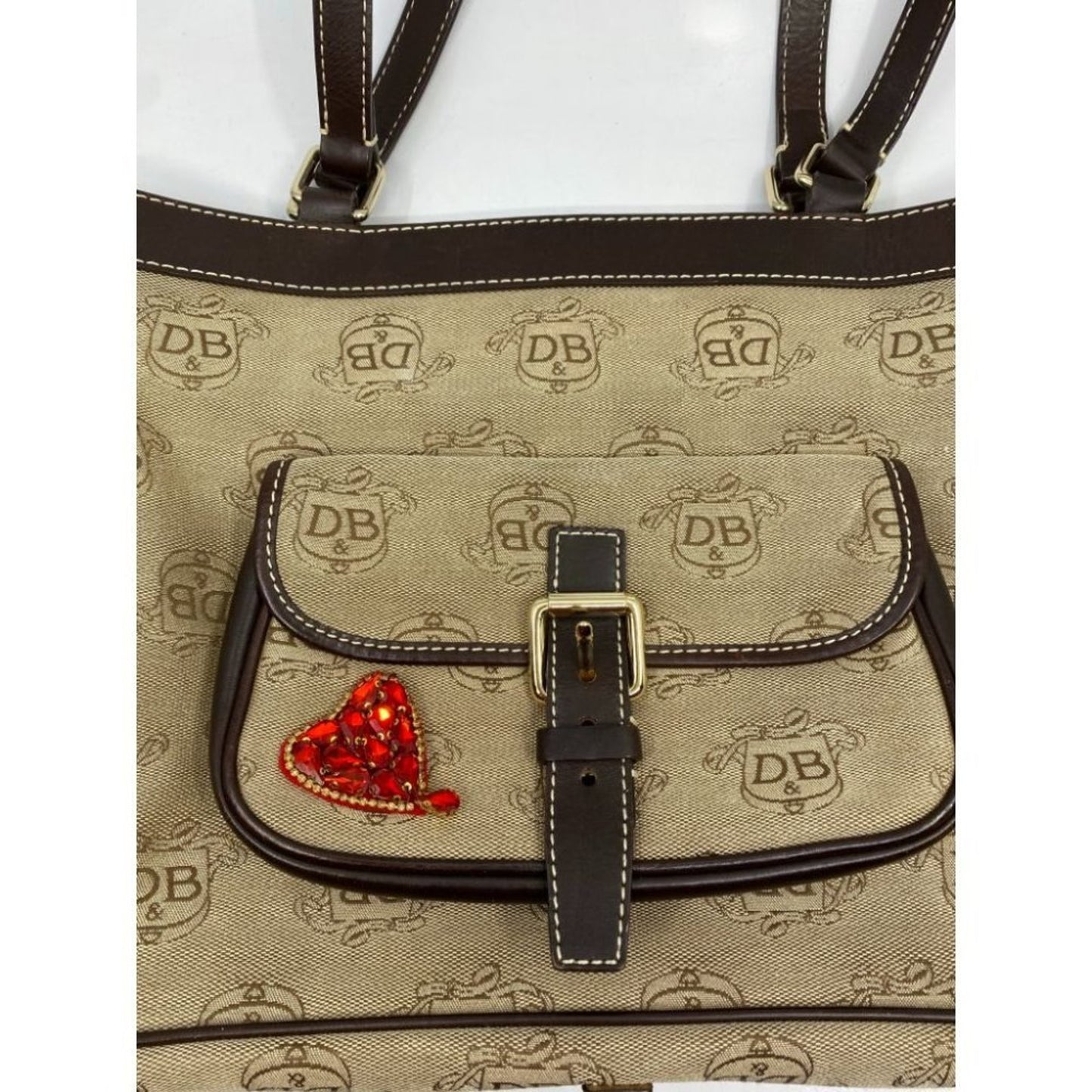 DOONEY & BOURKE Tan Brown Shoulder Bag Customized