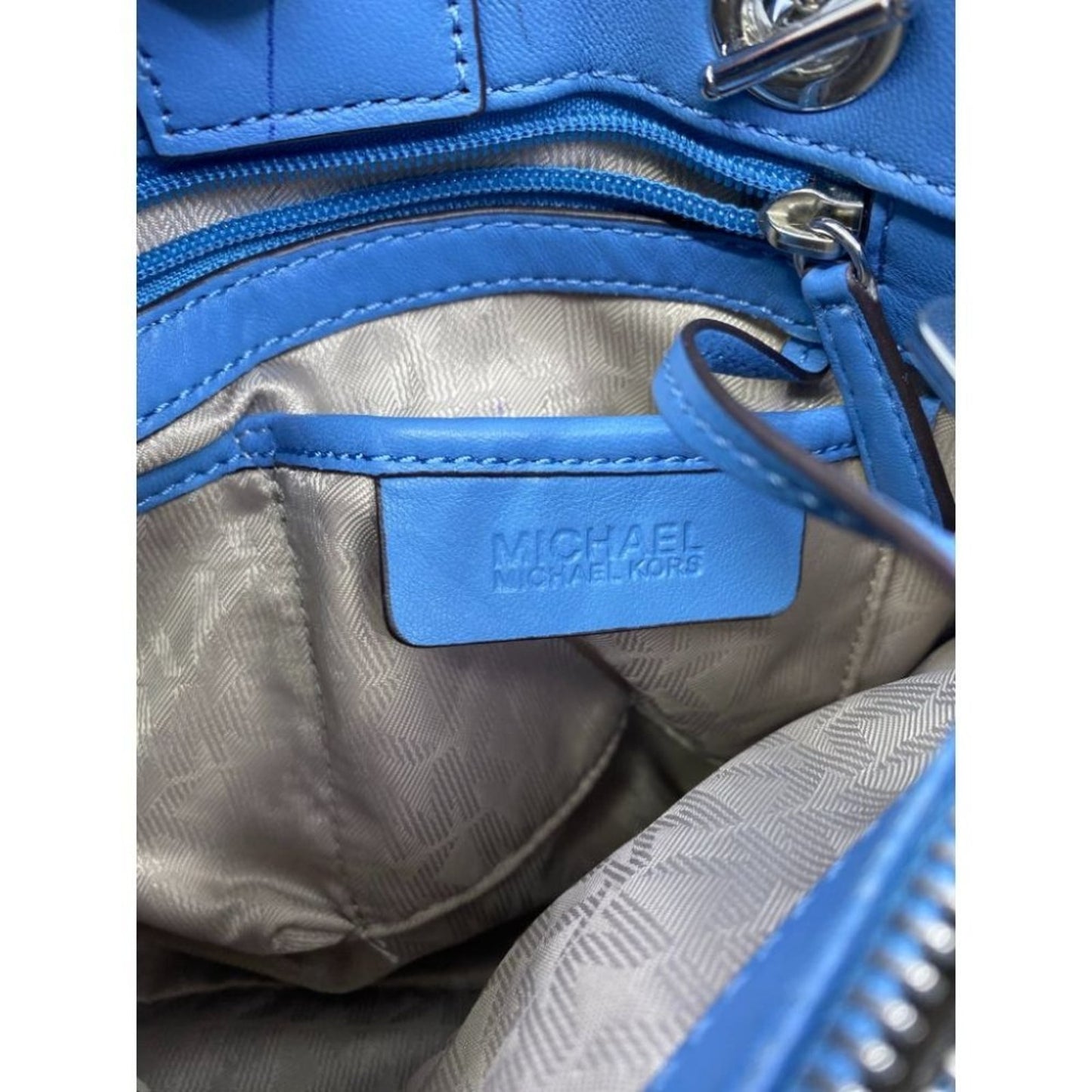 Michael Kors Blue Purple Customized Tote Bag