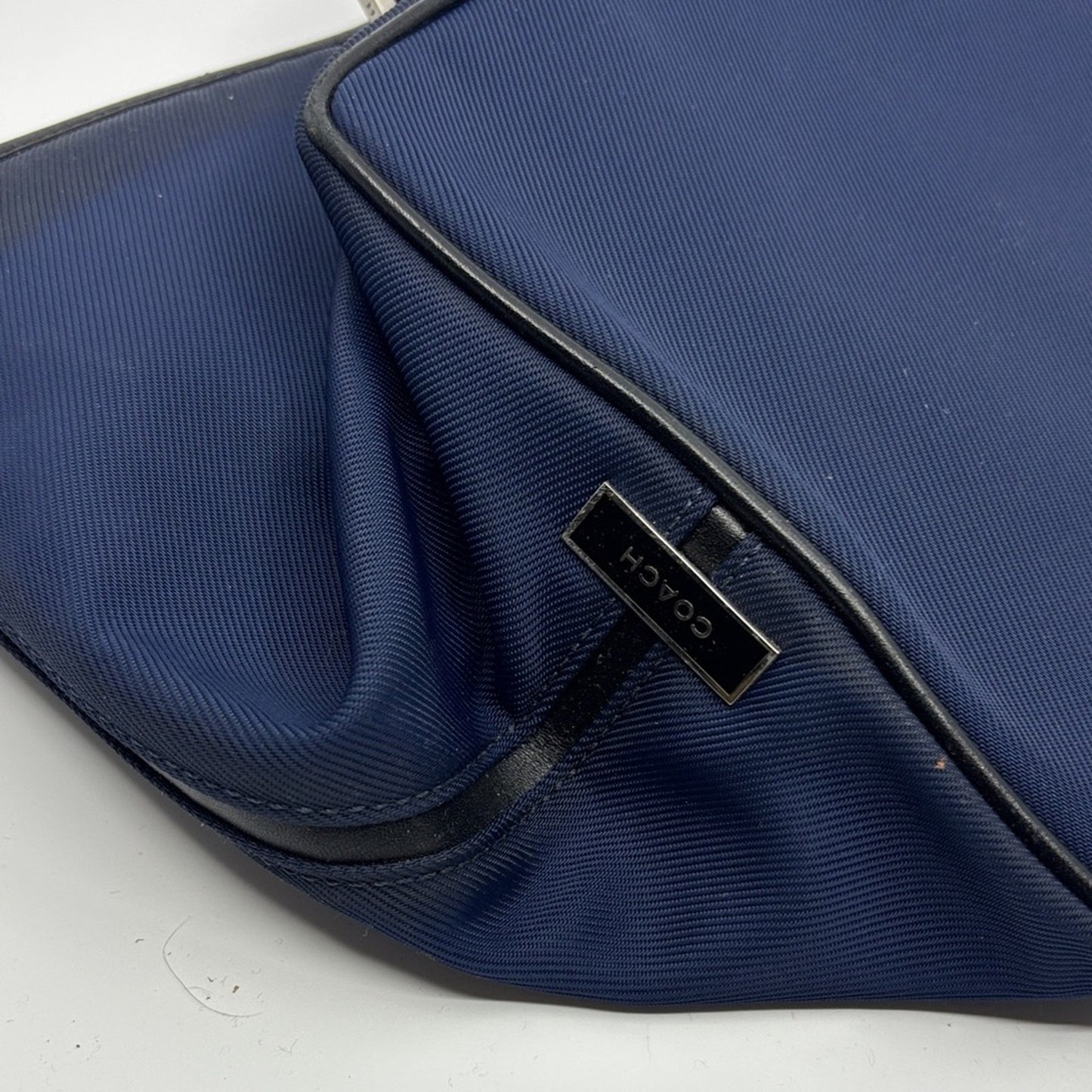 Coach Navy and Black Shoulder Bag