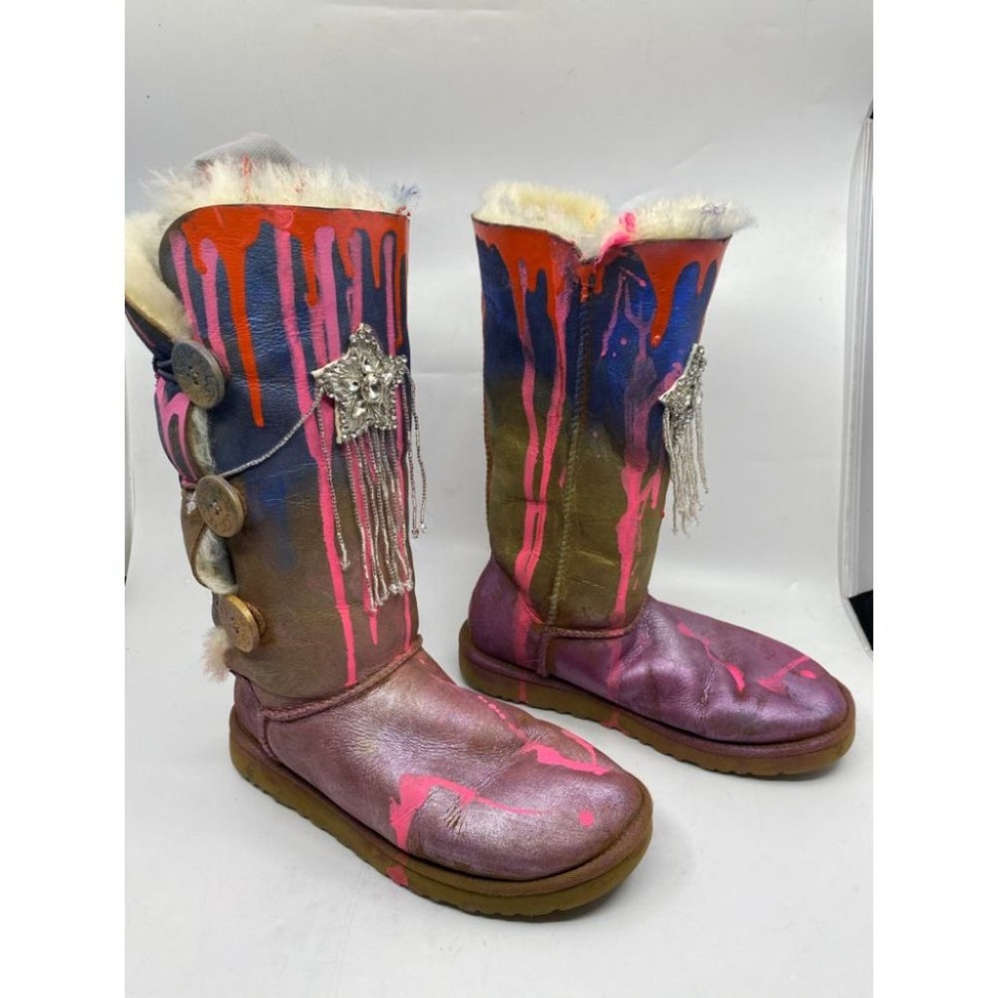 UGG Customized W/ Multicolor Trailblazer Boots