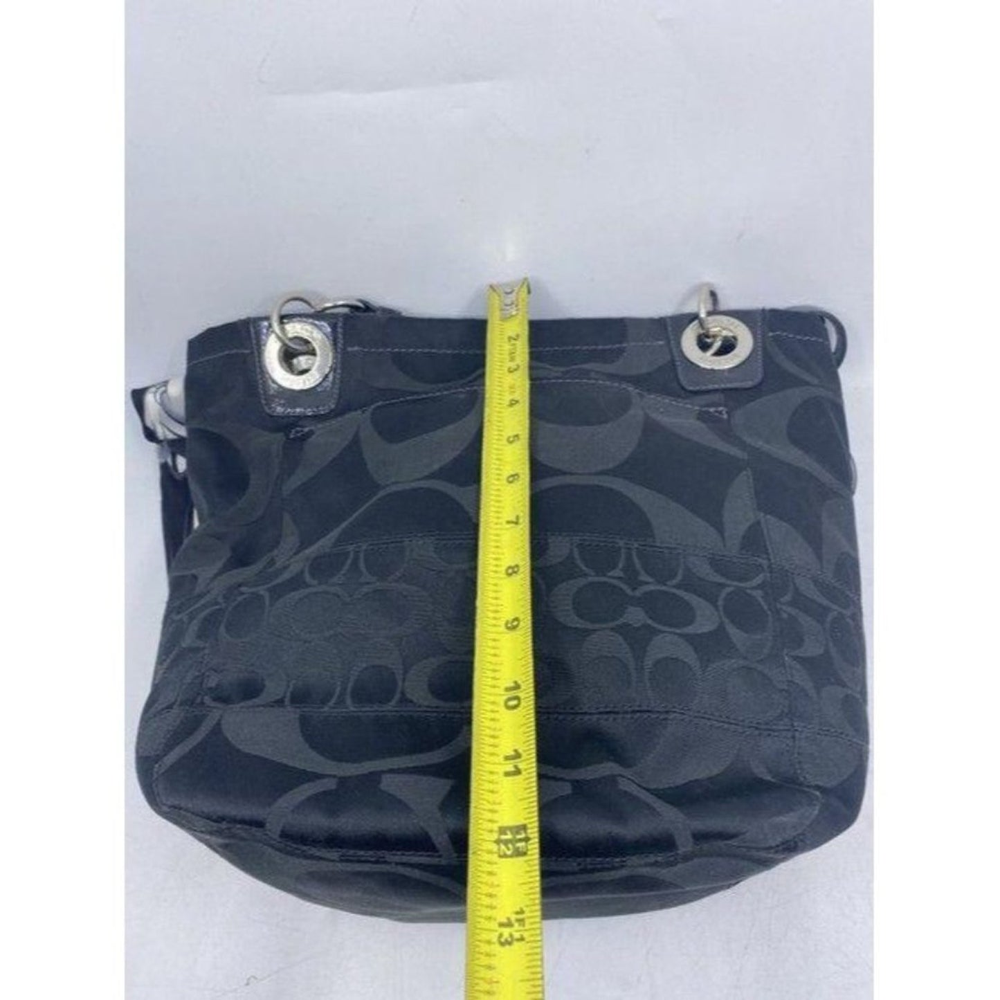 coach w w detachable specialty tie accent black sh