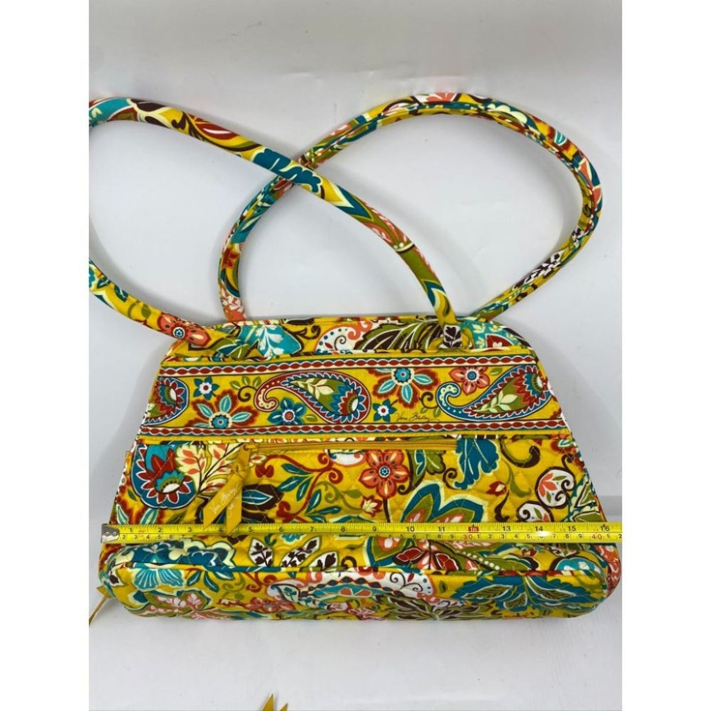VERA BRADLEY Quilted Tote Bag w/ Wallet Yellow