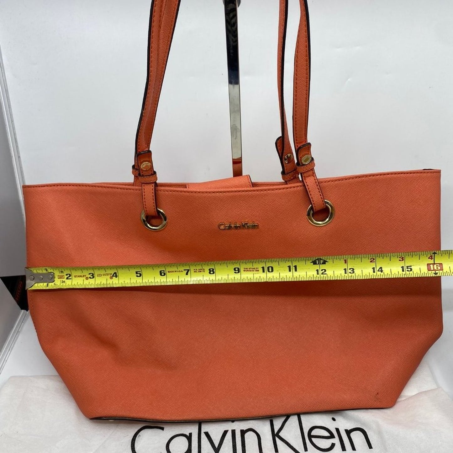 Calvin Klein Red Large Shopping Tote