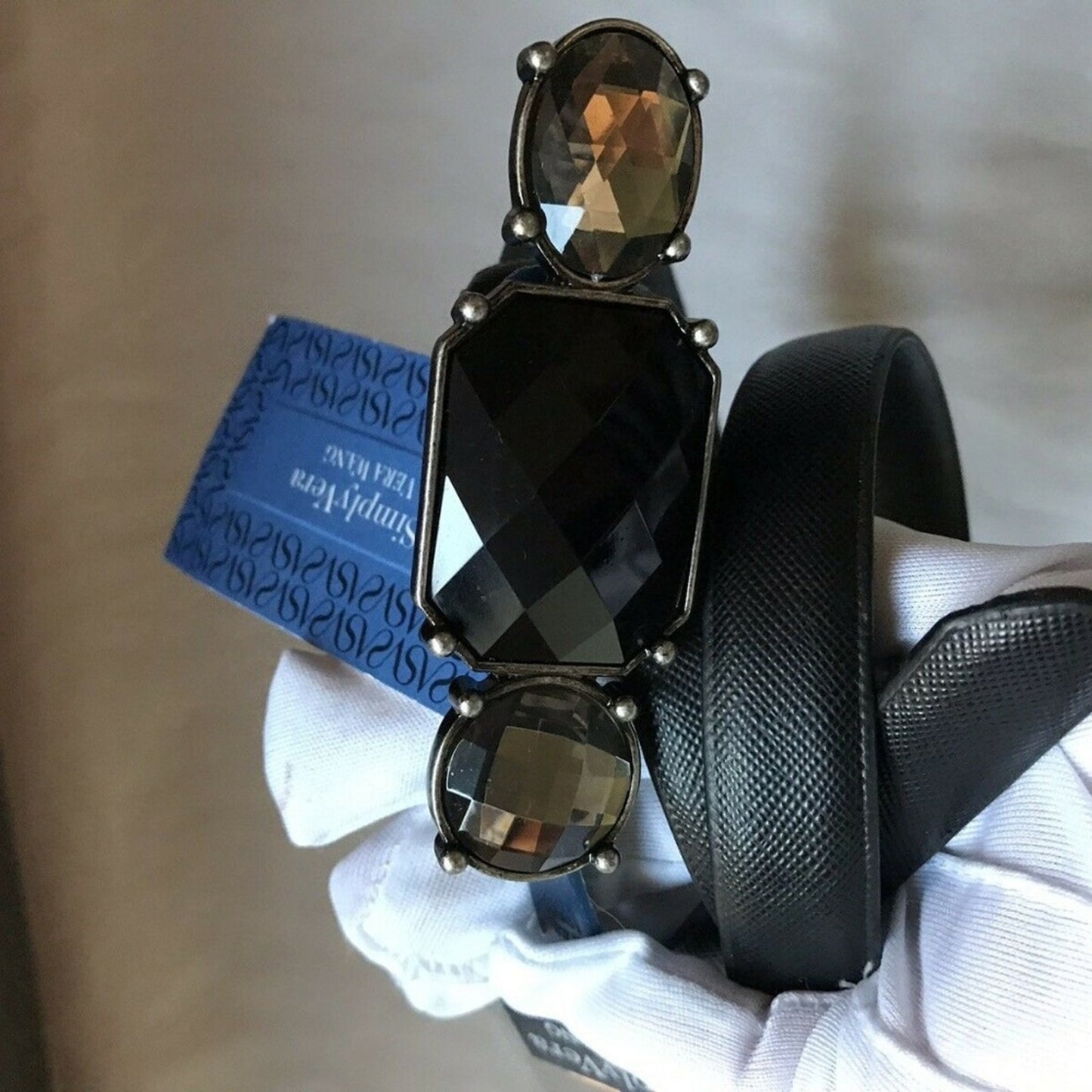 NWT! Vera Wang Belt W Jewel Embellishment Small
