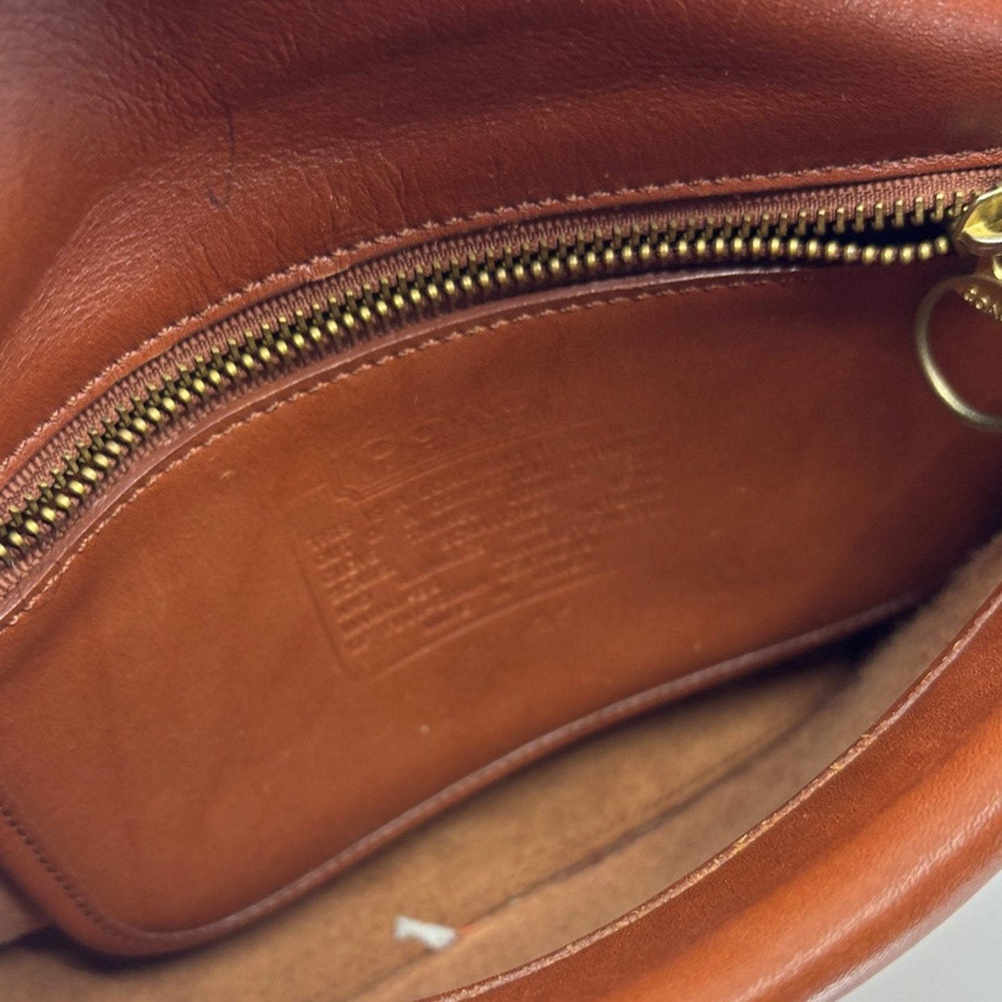 Coach Brown Leather Crossbody Bag