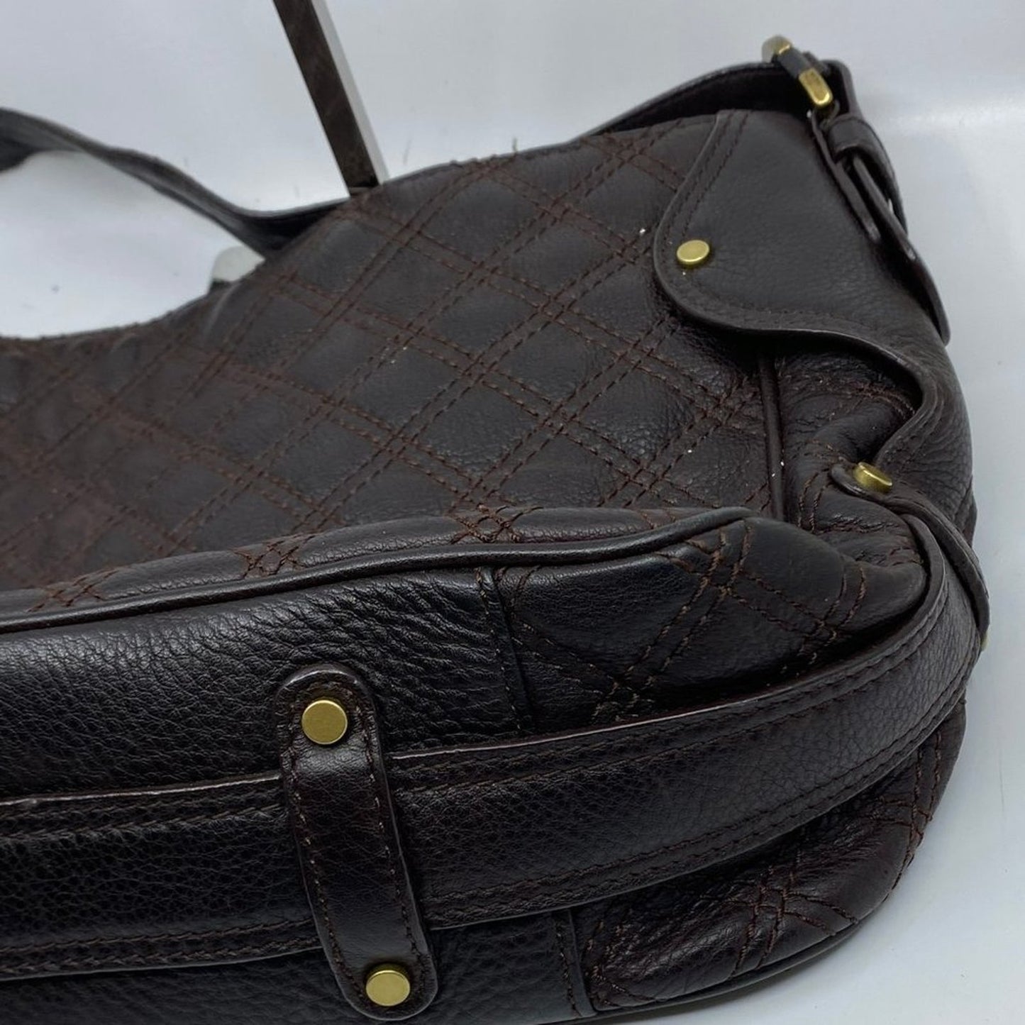Michael Kors Medium Black Leather Shoulder Bag