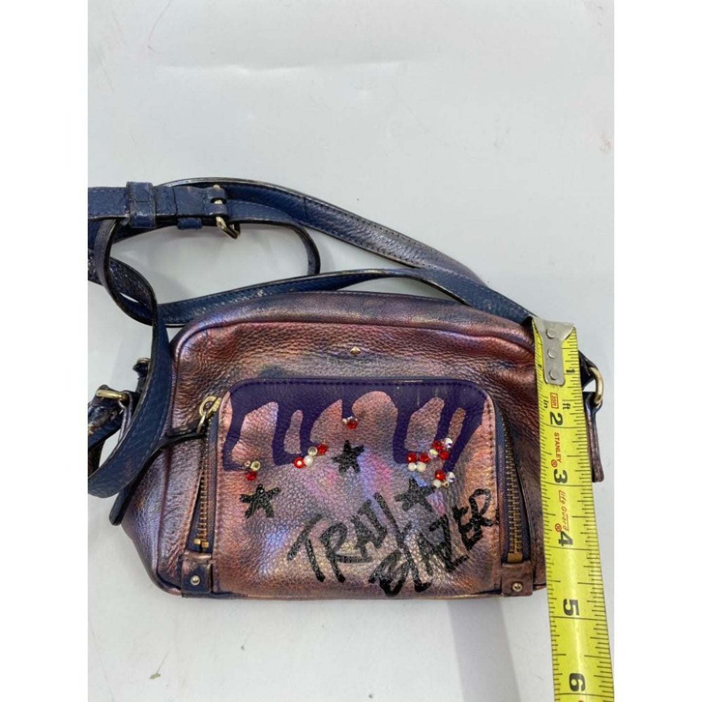 Kate Spade Leather Crossbody Brown Customized