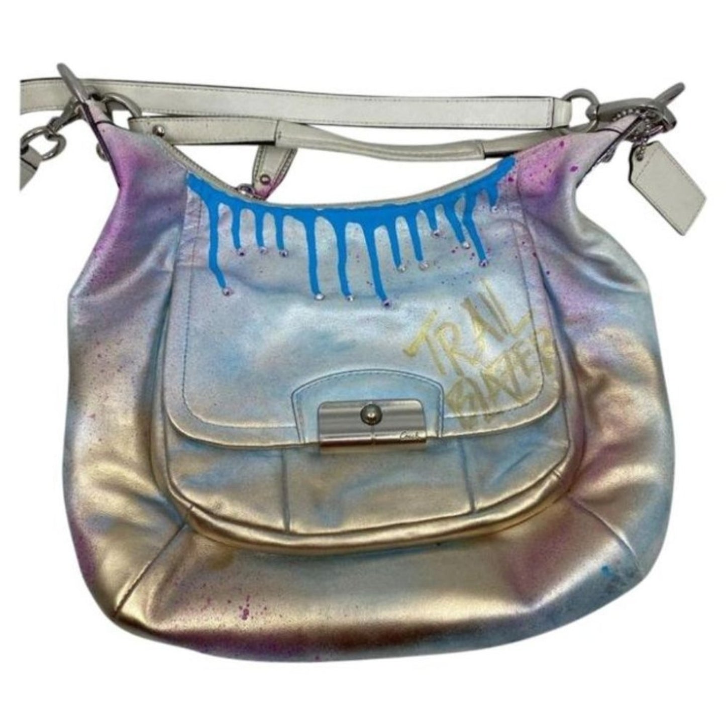 Coach Leather Crossbody Multicolor Customized