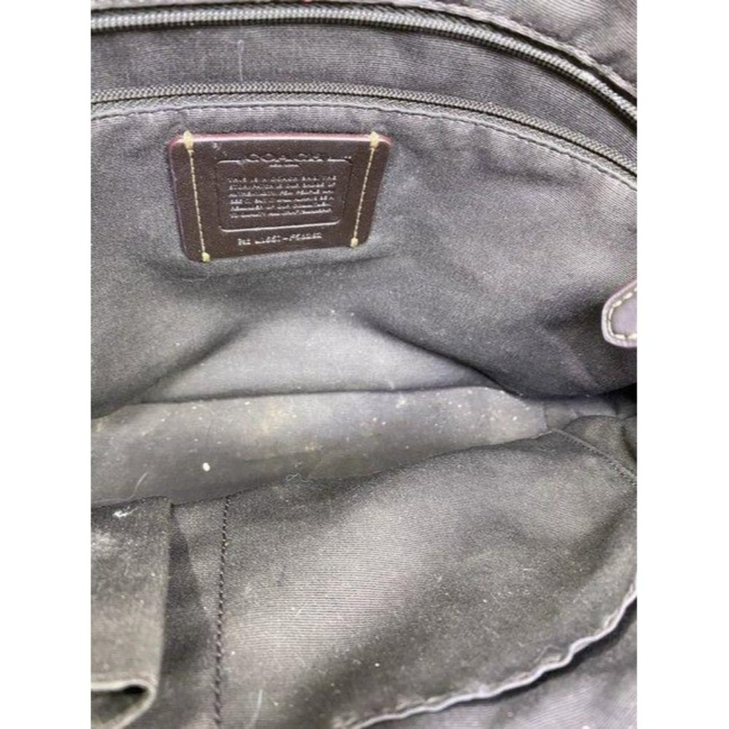 coach w all over logo w add on pooh beige brown ja