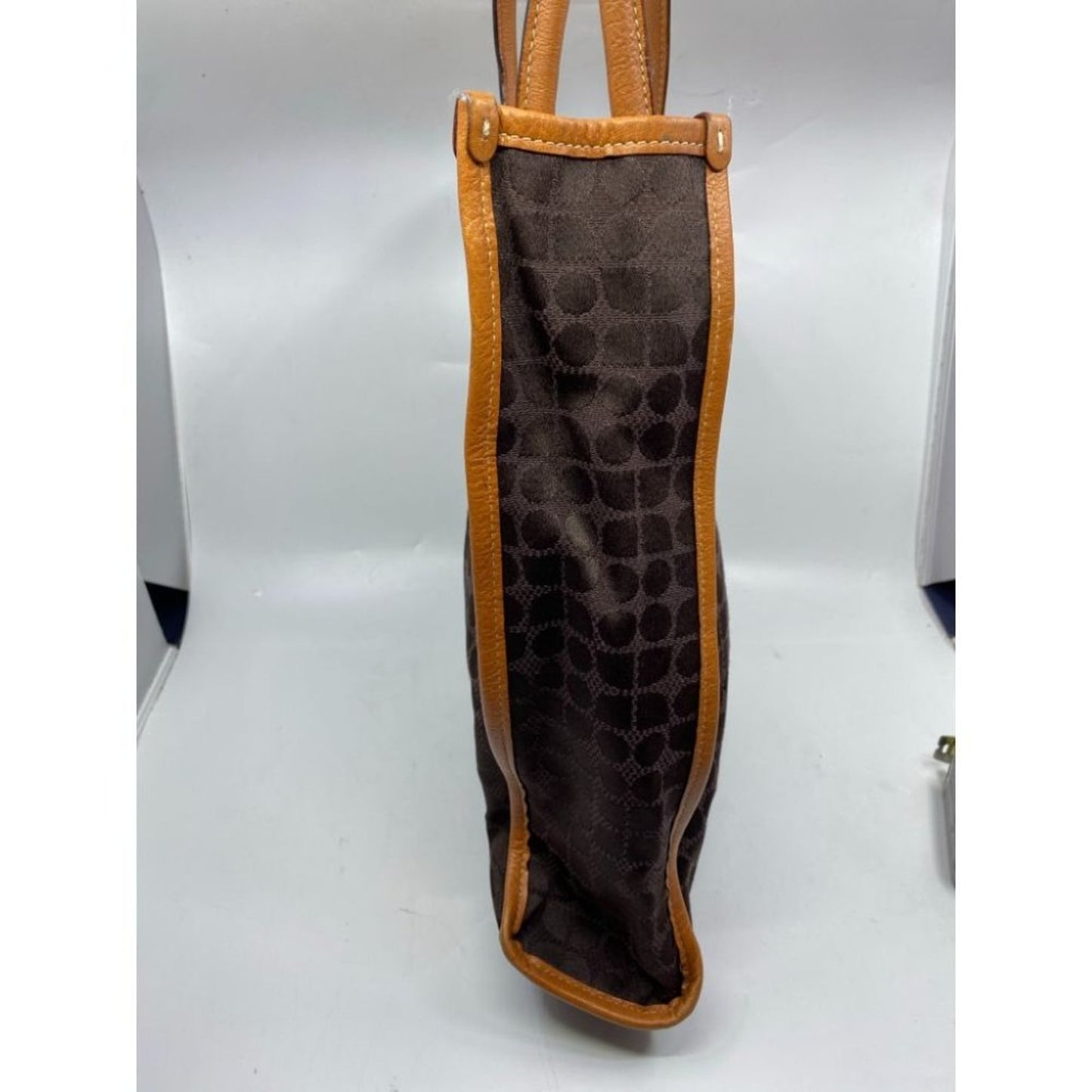 KATE Spade Women's Large Brown Fabric Tote Bag