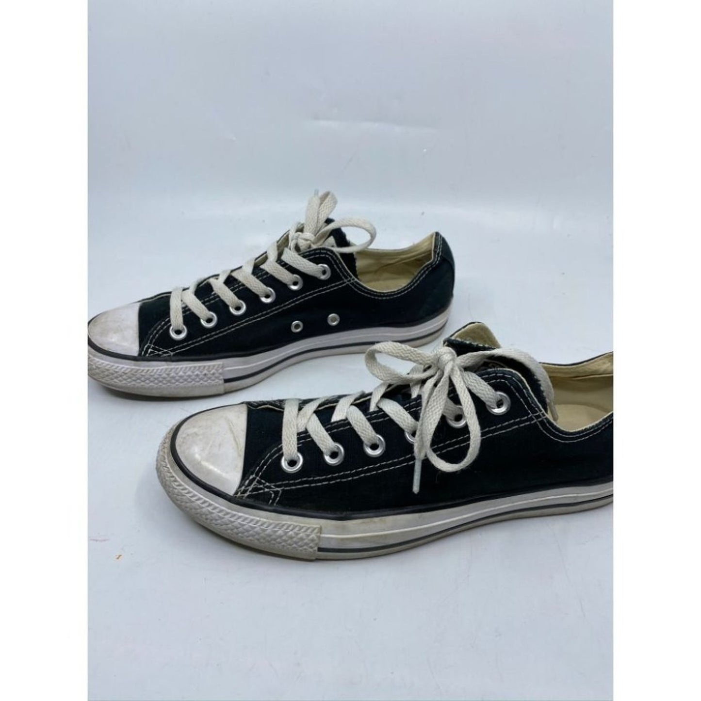 CONVERSE Sneakers Black White Women's Size 7.5