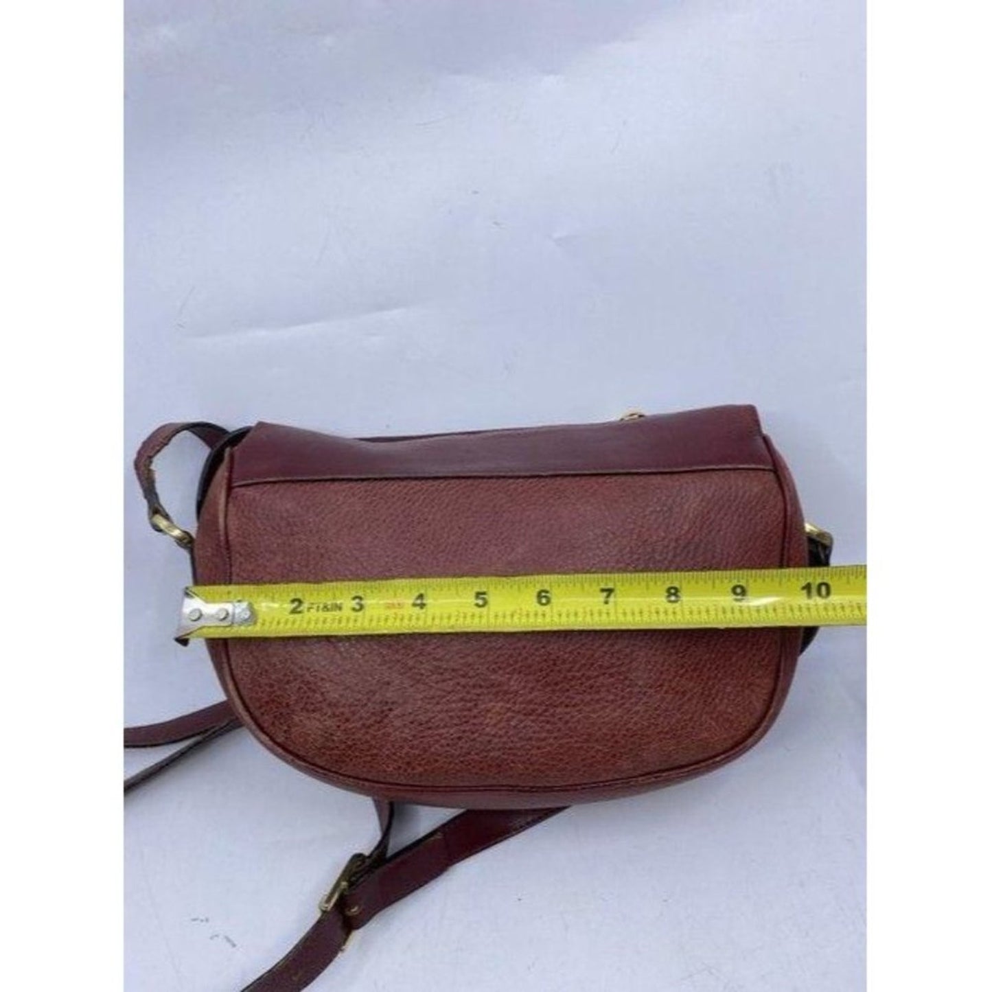 mark cross vintage shoulder burgundy leather cross