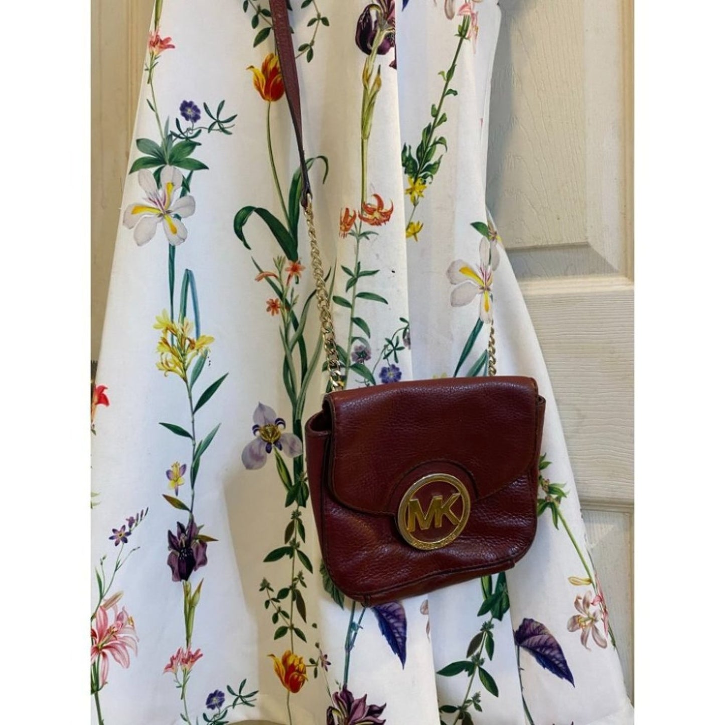 Michael Kors Brown Mini Crossbody Bag