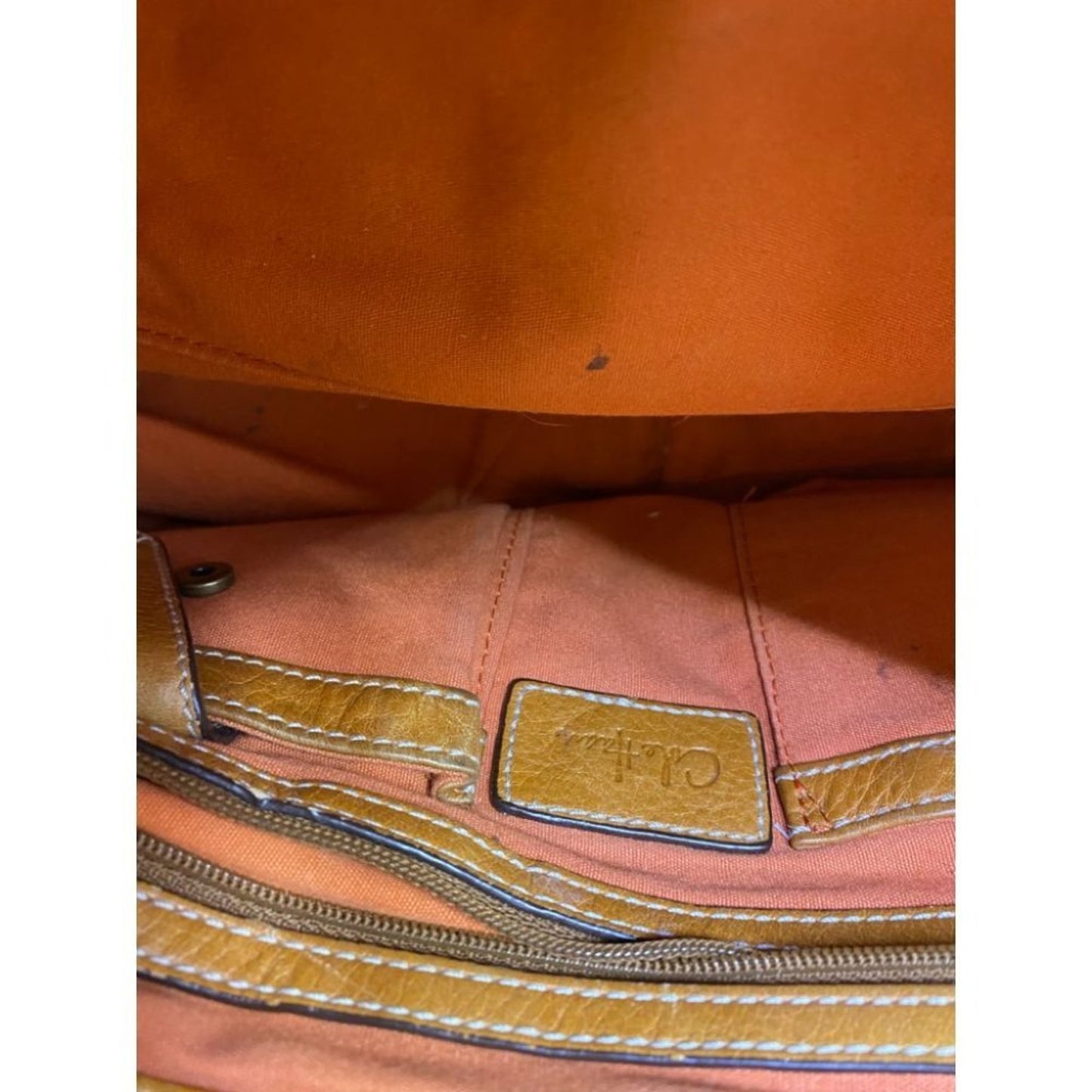 Cole Haan Cream Brown Mini Bag