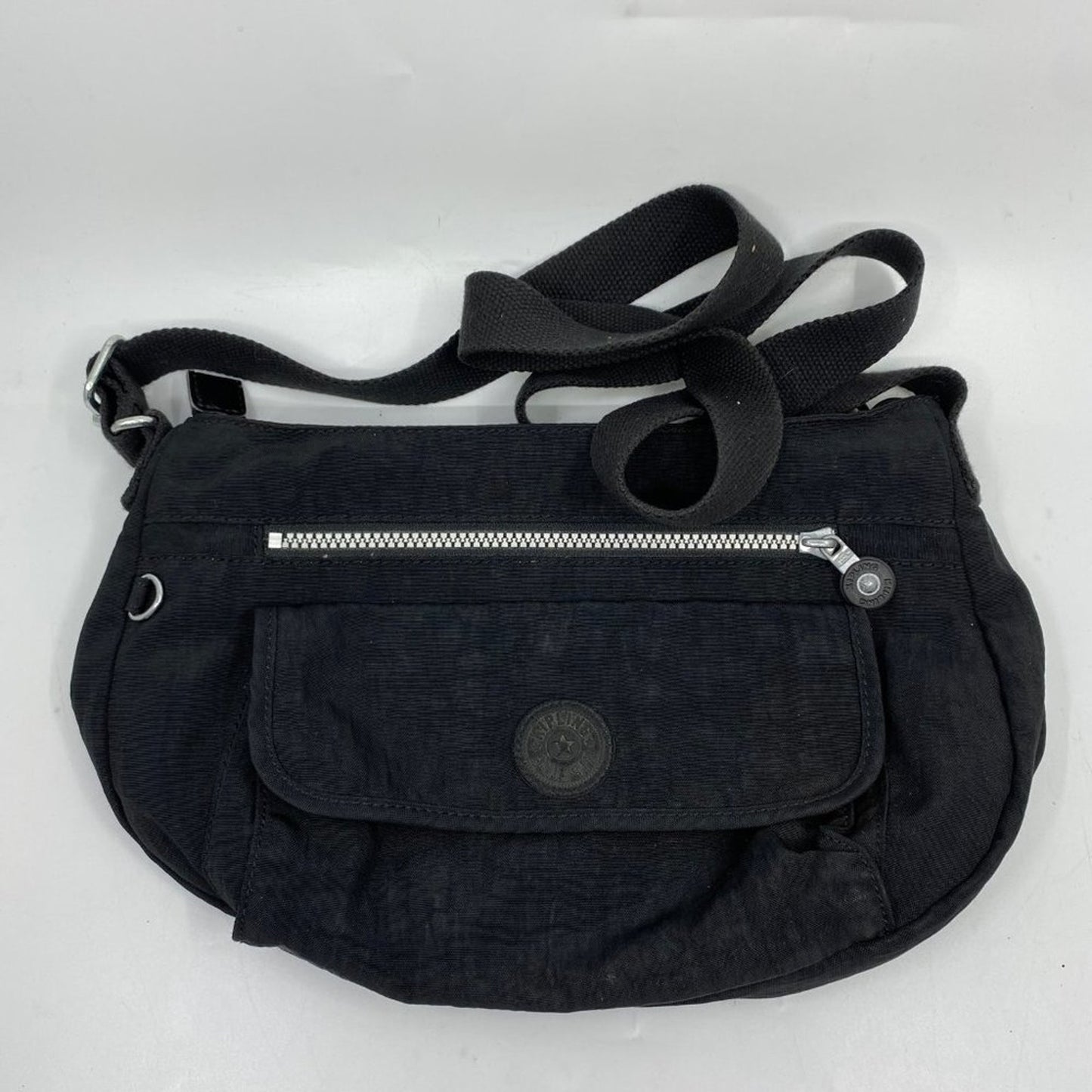 Kipling Black Nylon Mini Crossbody Bag